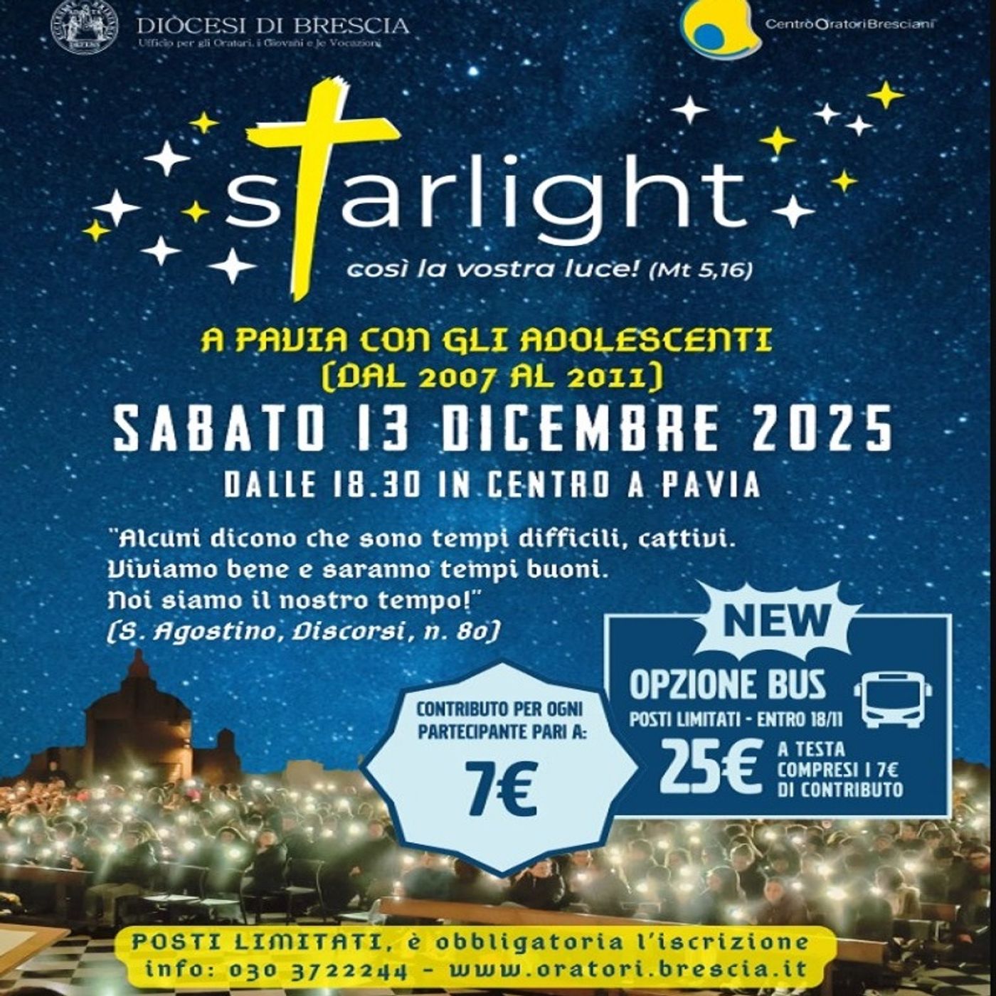 "Starlight", gli adolescenti a Pavia per iniziare un Avvento di speranza: intervista a Gabriele Bazzoli  -  6 novembre 2025 episode artwork