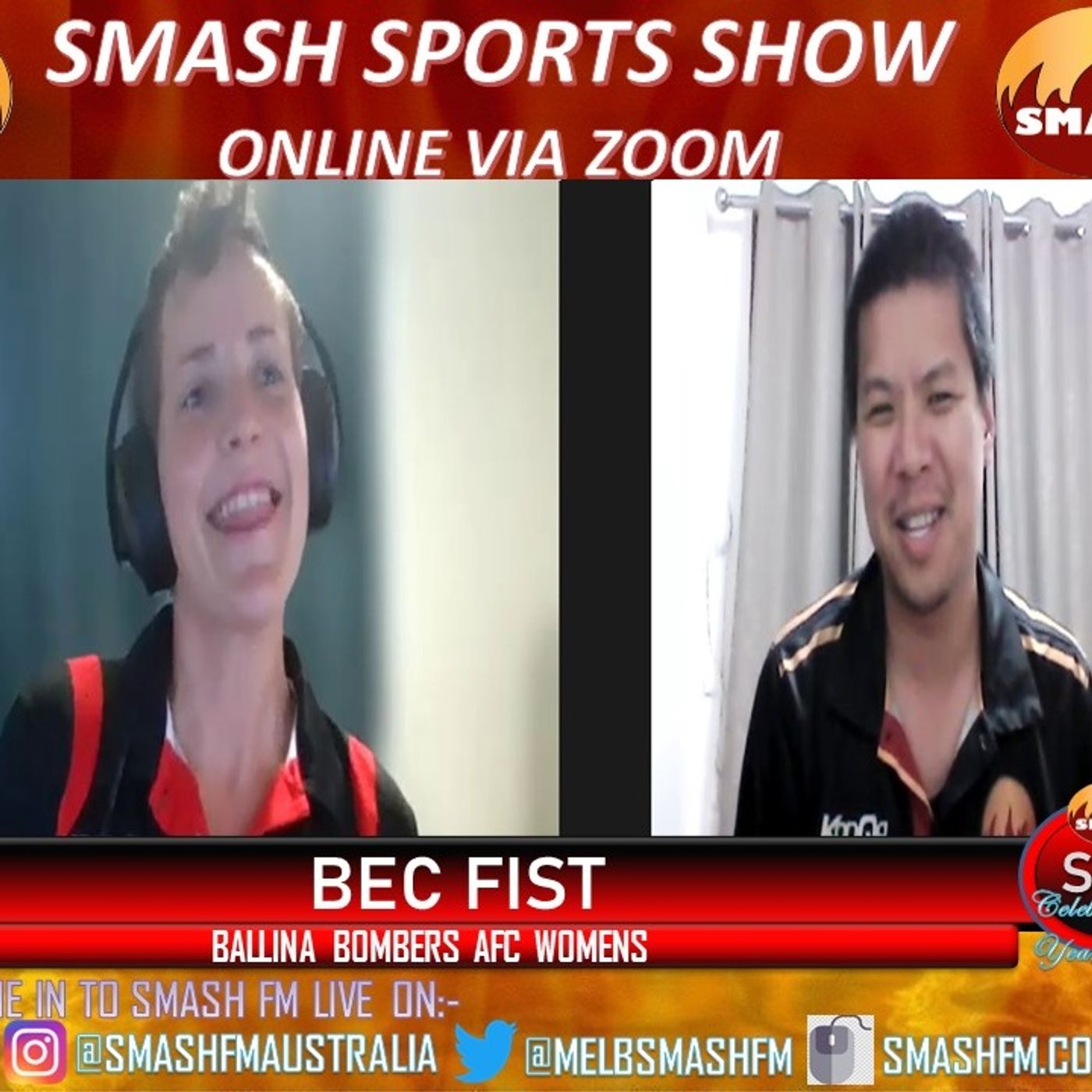 SSS10THYR: Ballina Bombers AFC Senior Womens Interviews with Bec Fist 150323