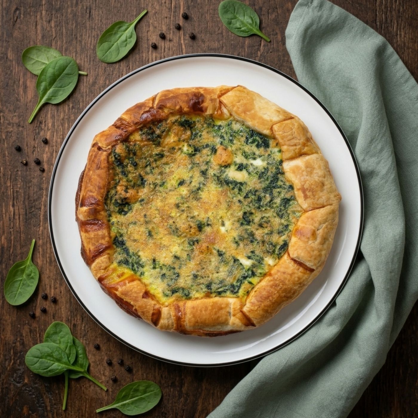 Torta salata con frittata e spinaci: rustica, filante e perfetta per ogni occasione episode artwork