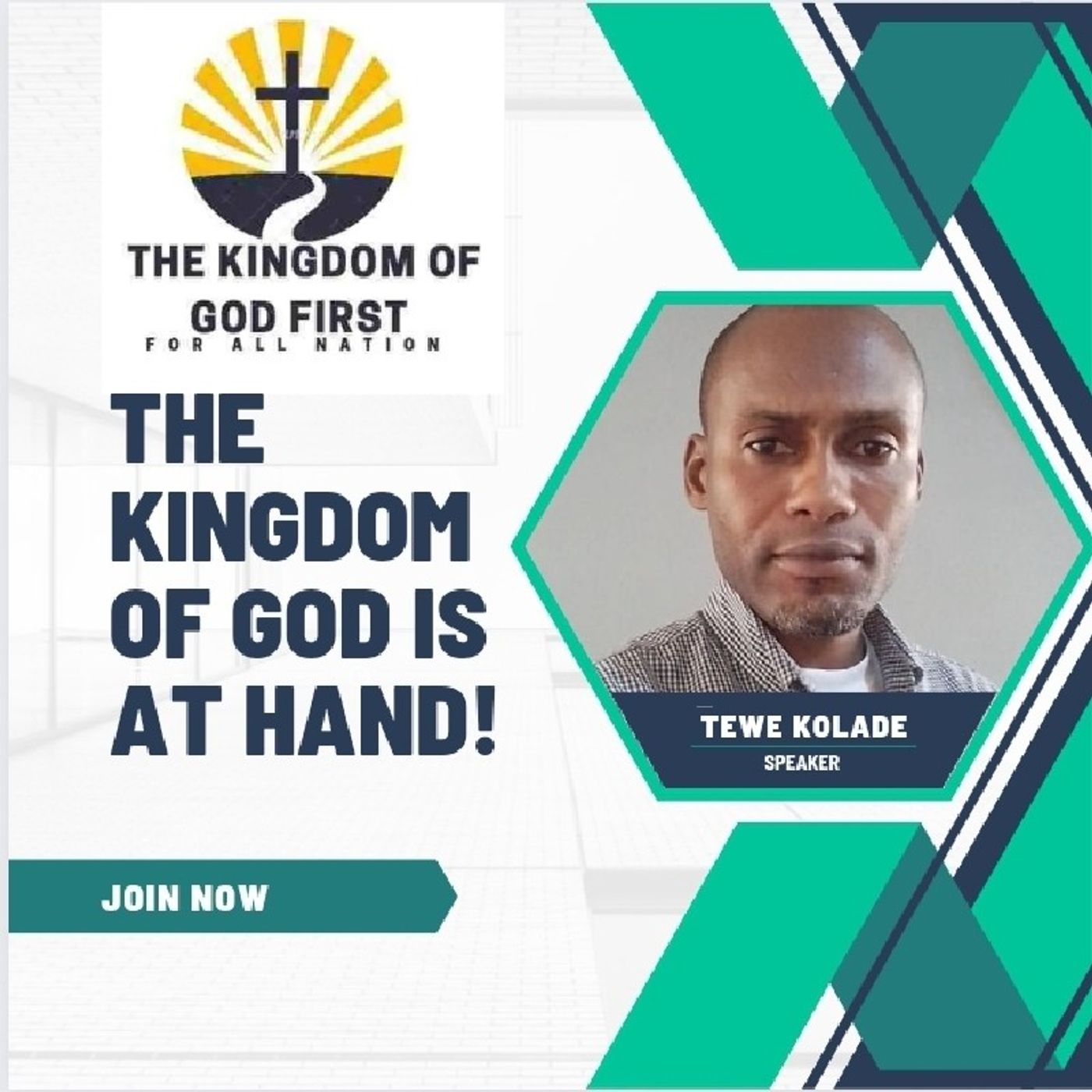 THE KINGDOM OF GOD IS AT HAND!