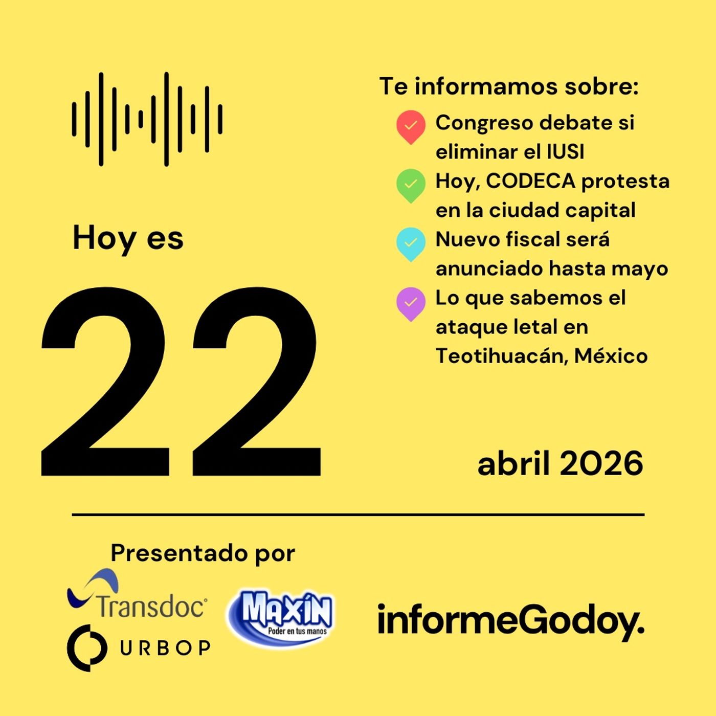 22 de abril 2026 episode artwork
