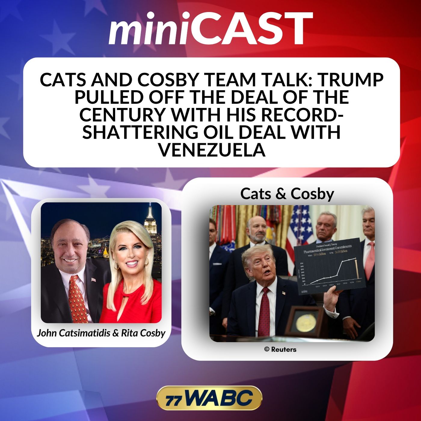 Cats and Cosby Team Talk: Trump Pulled Off the Deal of the Century with His Record-Shattering Oil Deal with Venezuela episode artwork