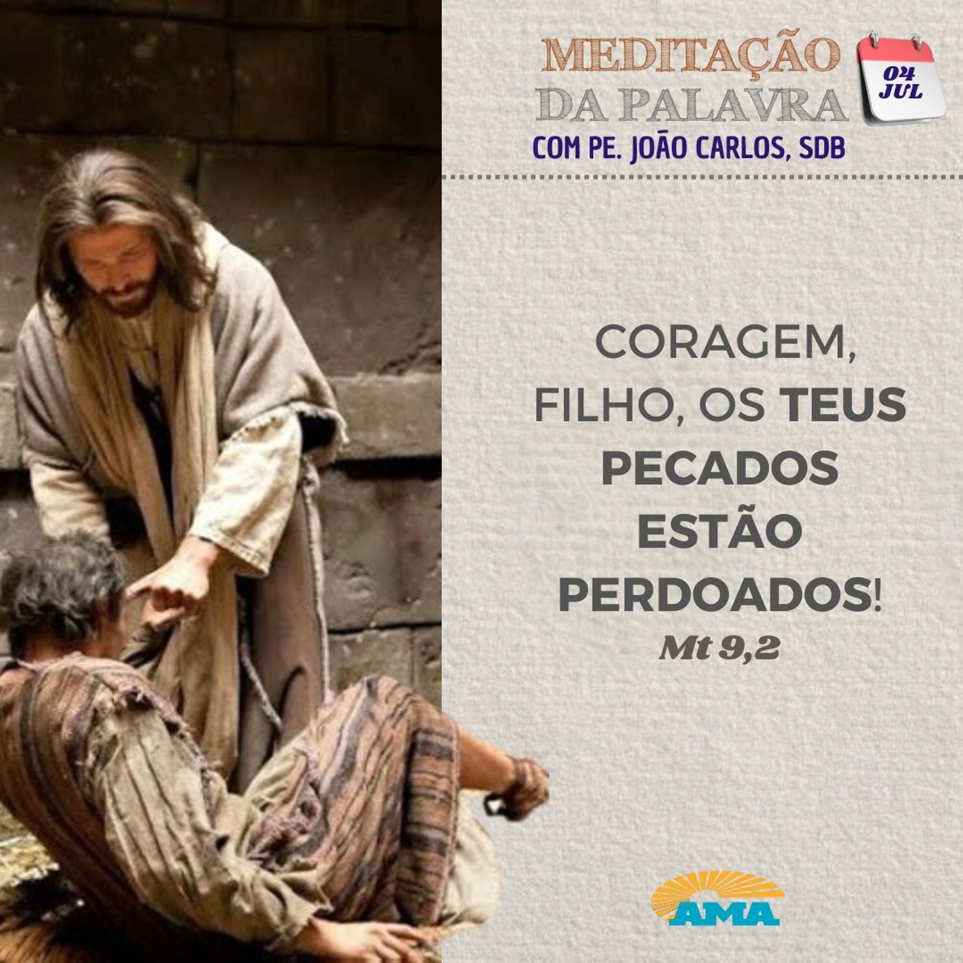 De Julho De Medita O Da Palavra Do Senhor Pe Jo O Carlos Medita O Da Palavra