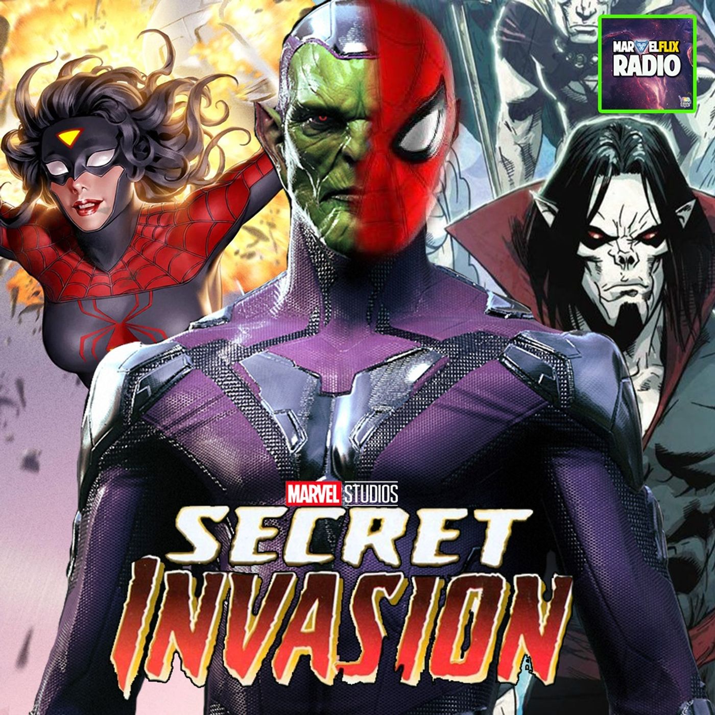 Marvelflix T2-P08 - Secret Invasion llega al MCU. El Spider-verse sigue tomando forma episode artwork