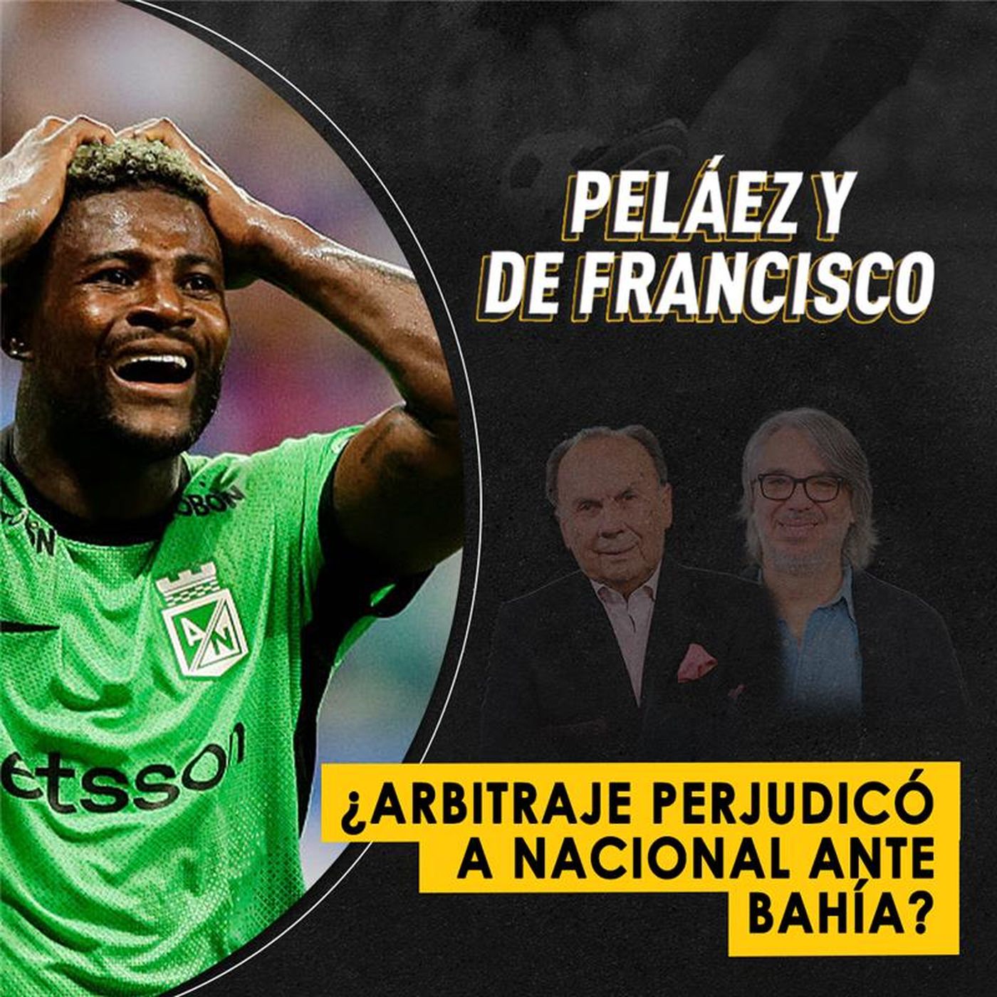 ¿Arbitraje perjudicó a Nacional ante Bahía?