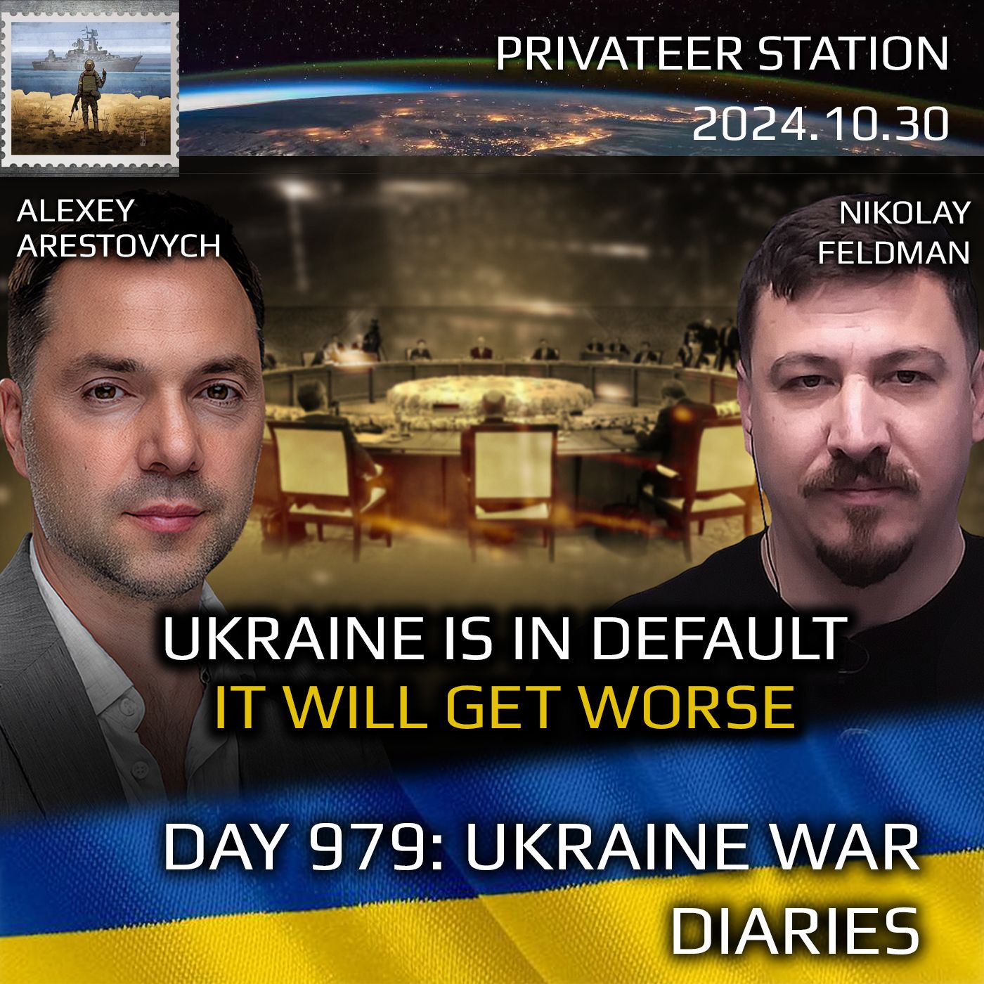 cover of episode War in Ukraine, Analytics. Day 979: Ukraine is in Default. It Will Get Worse. Arestovych, Feldman