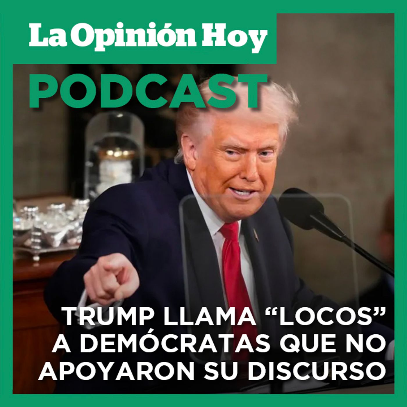 "Esta gente está loca": Trump arremete contra los demócratas.