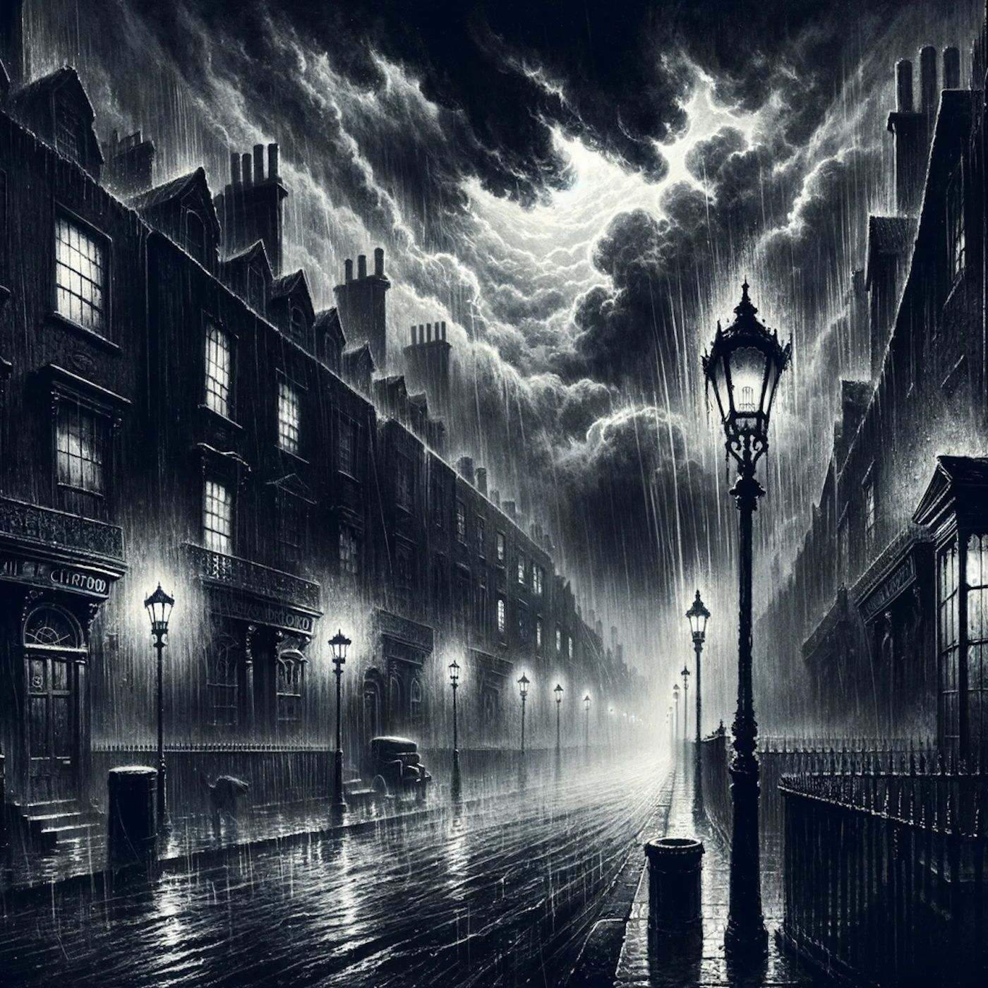 "It was a dark and stormy night; the rain fell in torrents.."