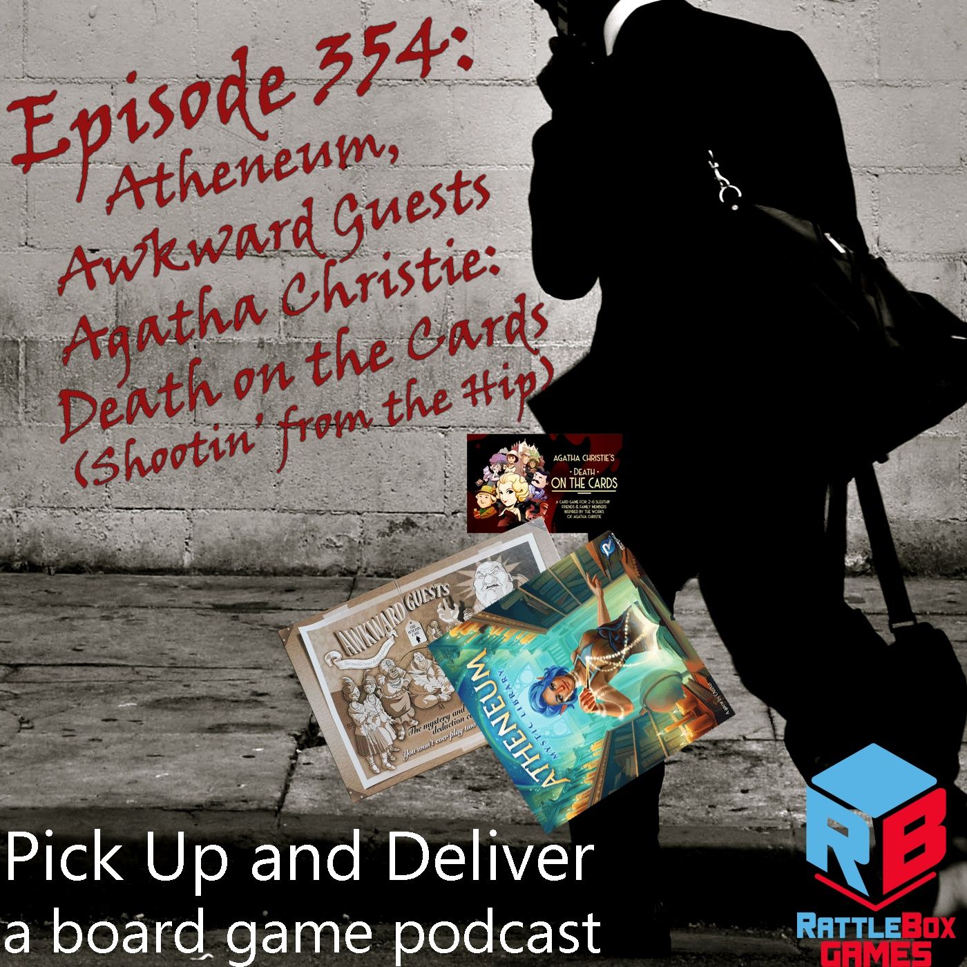 Atheneum: Mystic Library, Awkward Guests, Agatha Christie: Death on the Cards