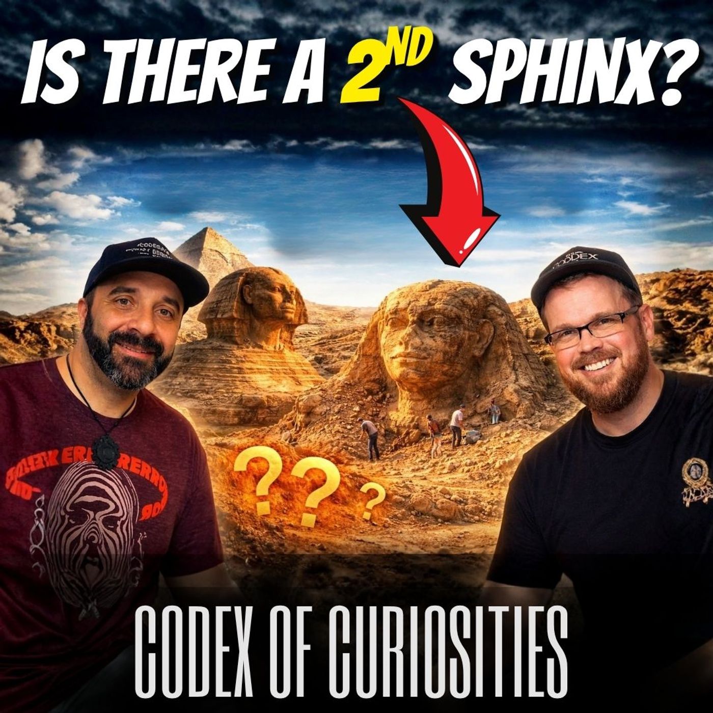 Is There a Second Sphinx in Egypt? | Hidden Structures, Radar Scans & Ancient Mysteries — Codega's Codex of Curiosities cover