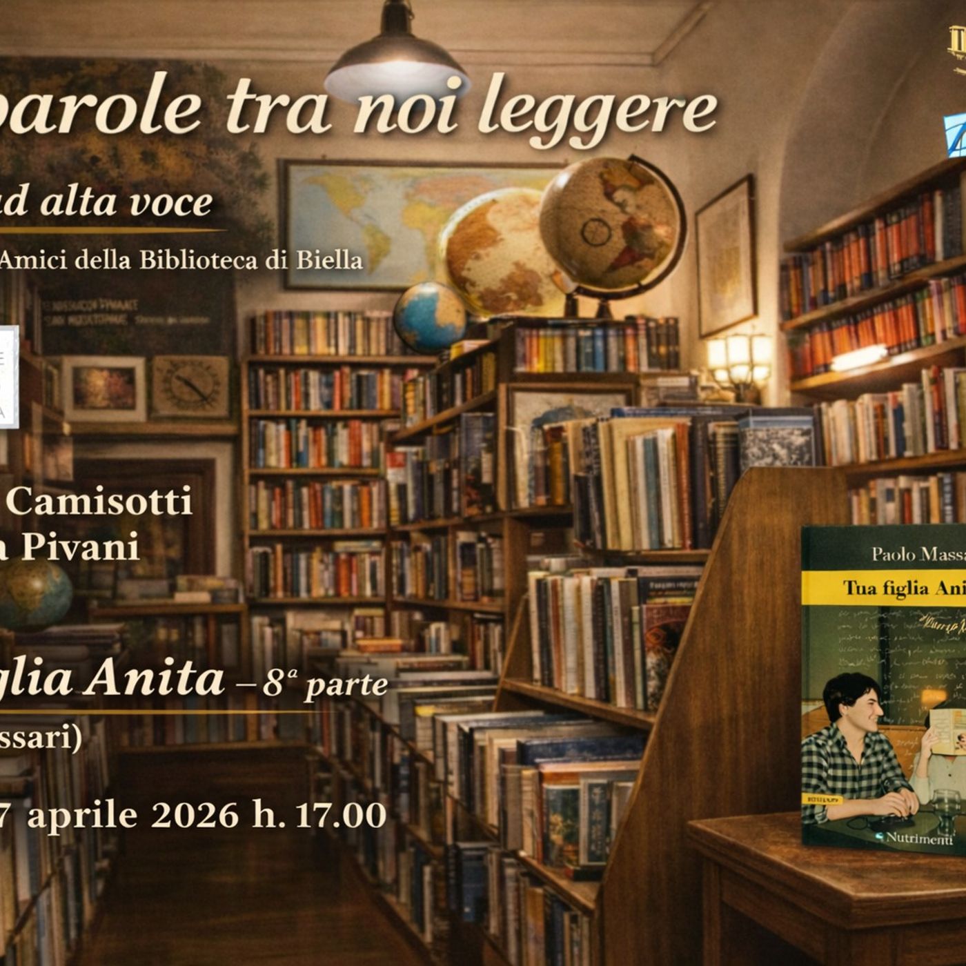 Le  parole tra noi leggere i libri ad alta voce - Mi figlia Anita   ottava puntata episode artwork