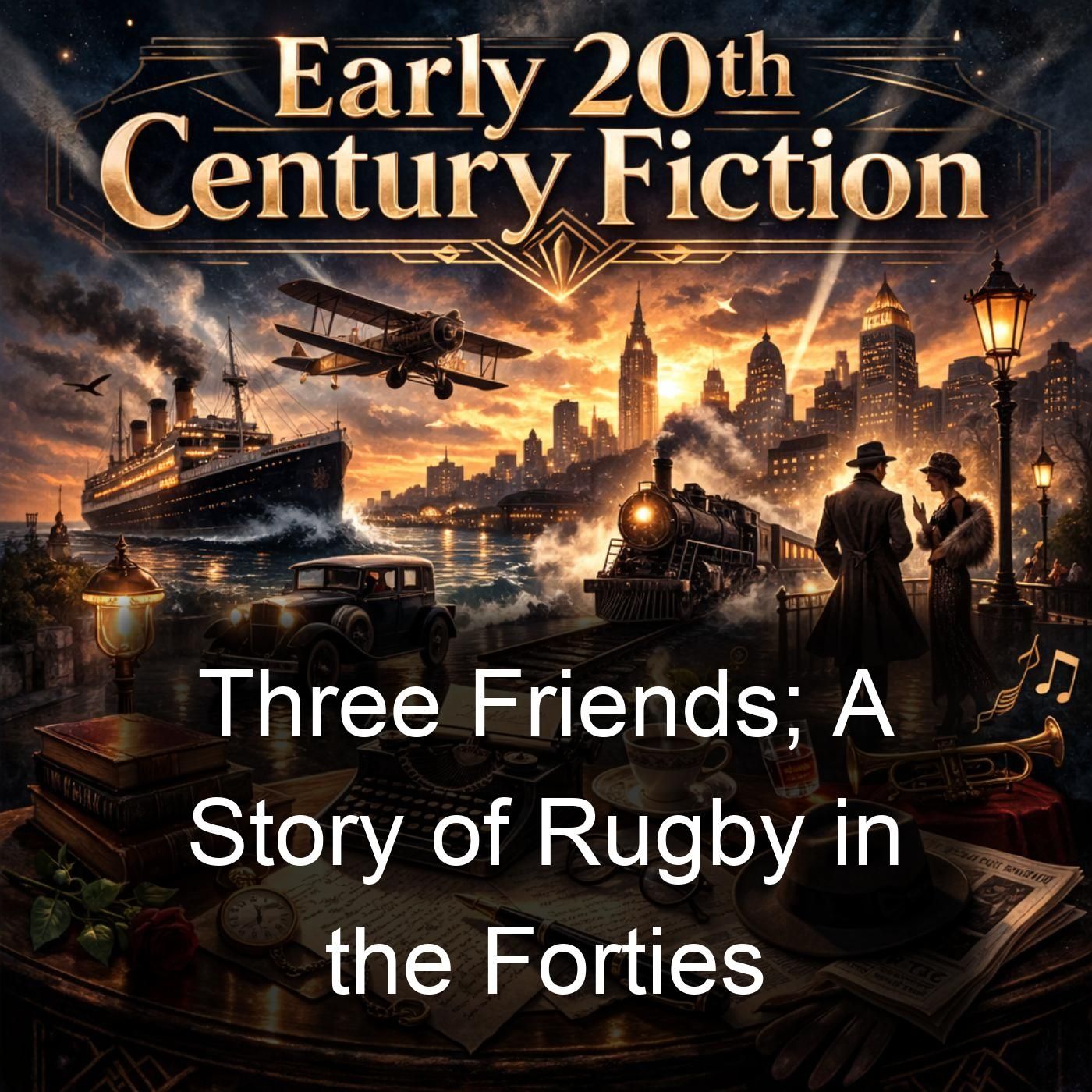 Three Friends; A Story of Rugby in the Forties cover art
