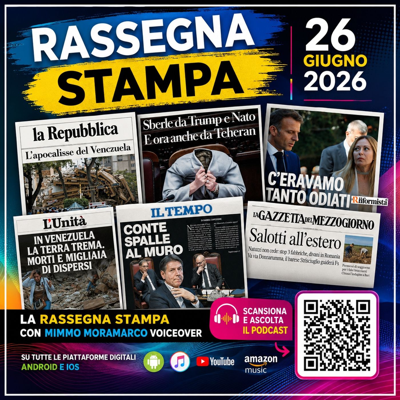 Rassegna stampa del 26 giugno 2026 episode artwork