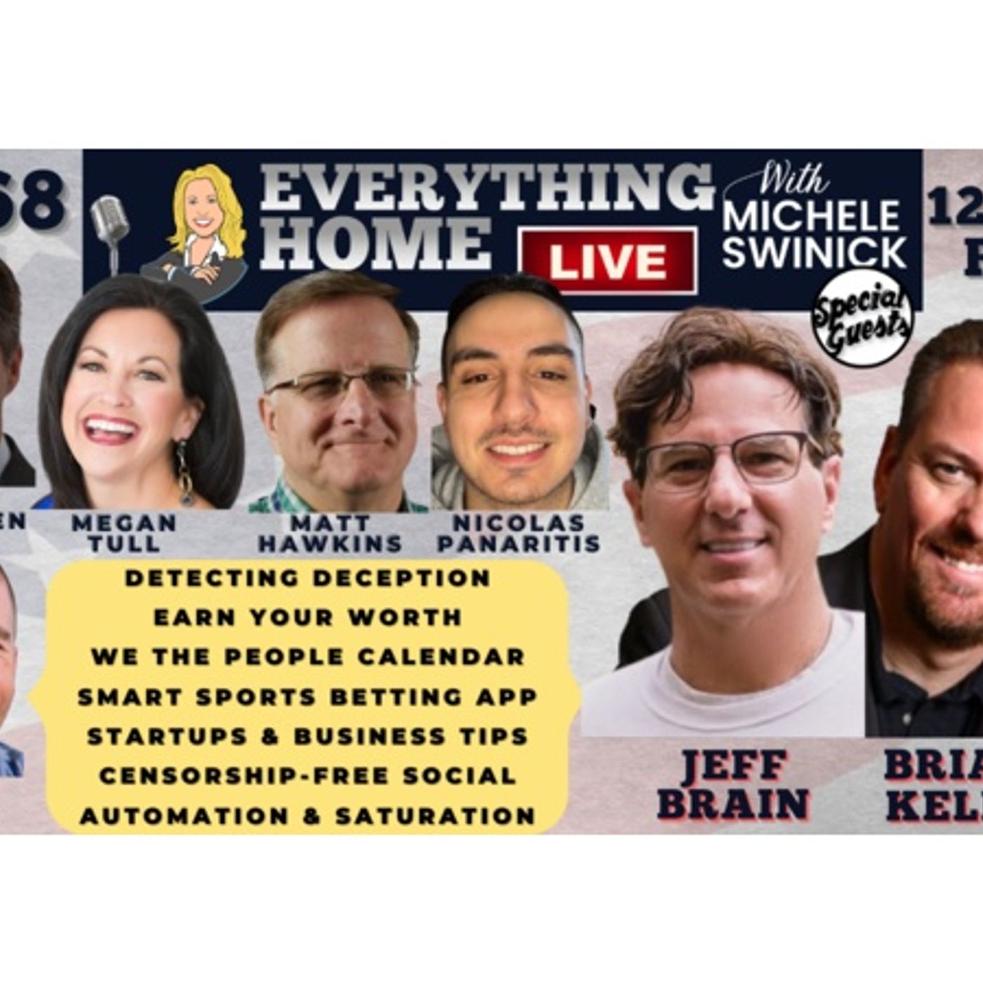 268 JEFF BRAIN, Censorship, Lies, Your Worth, America, Betting,Startups,Automate episode artwork
