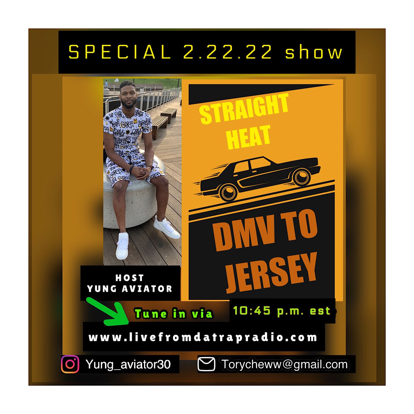 Straight Heat DMV to Jersey