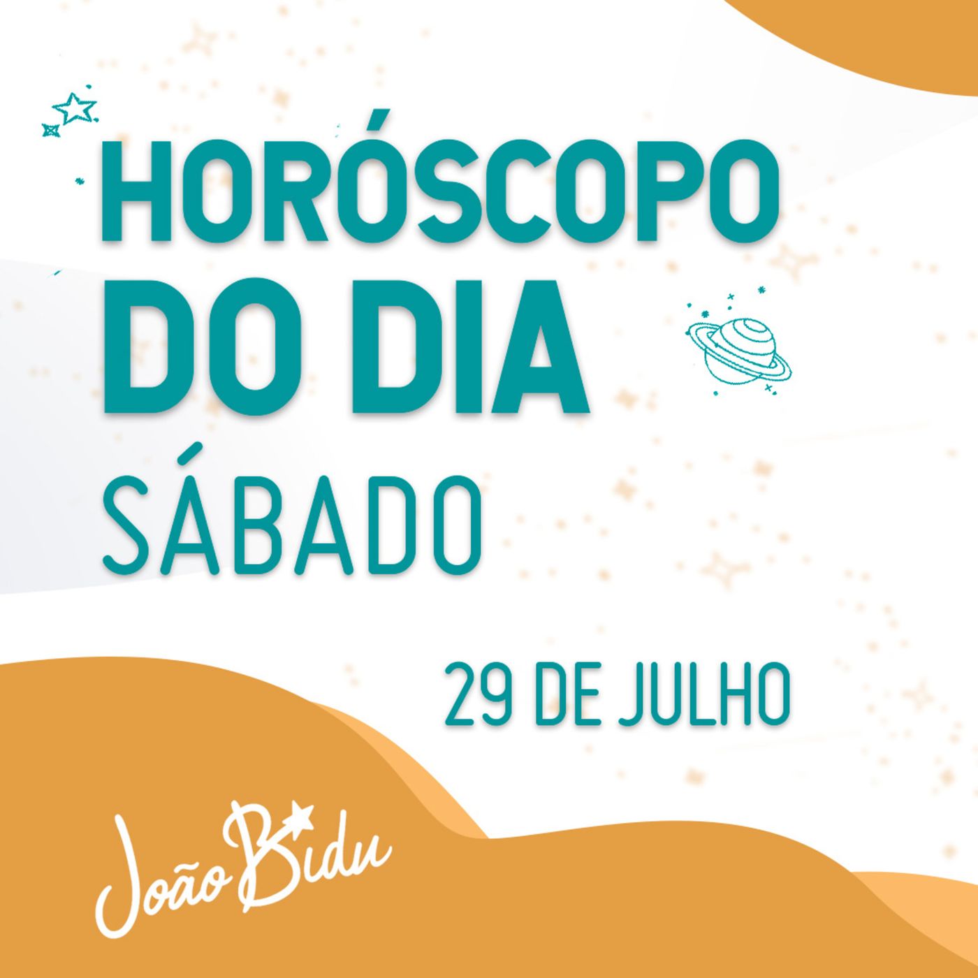 Horóscopo do Dia 29 de Julho com João Bidu - Sábado episode artwork