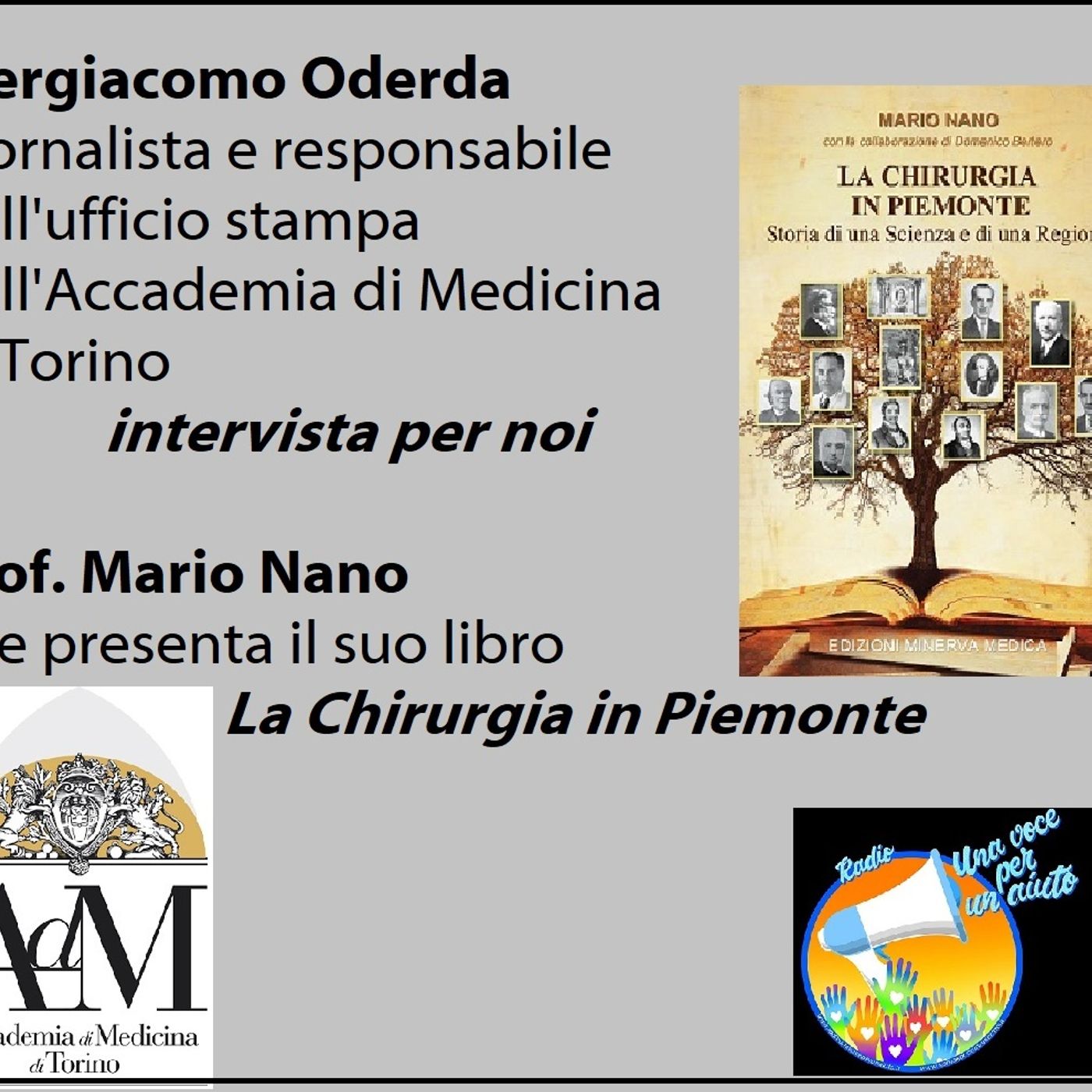 Puntata straord. Pier Giacomo Oderda intervista il prof. Mario Mano episode artwork