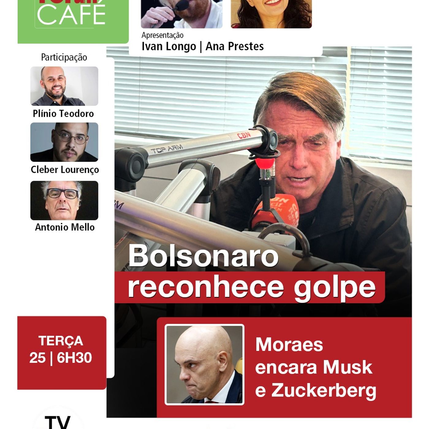 Bolsonaro diz a rádio que não quiseram dar golpe, mas um "remédio constitucional" | 25.02.25