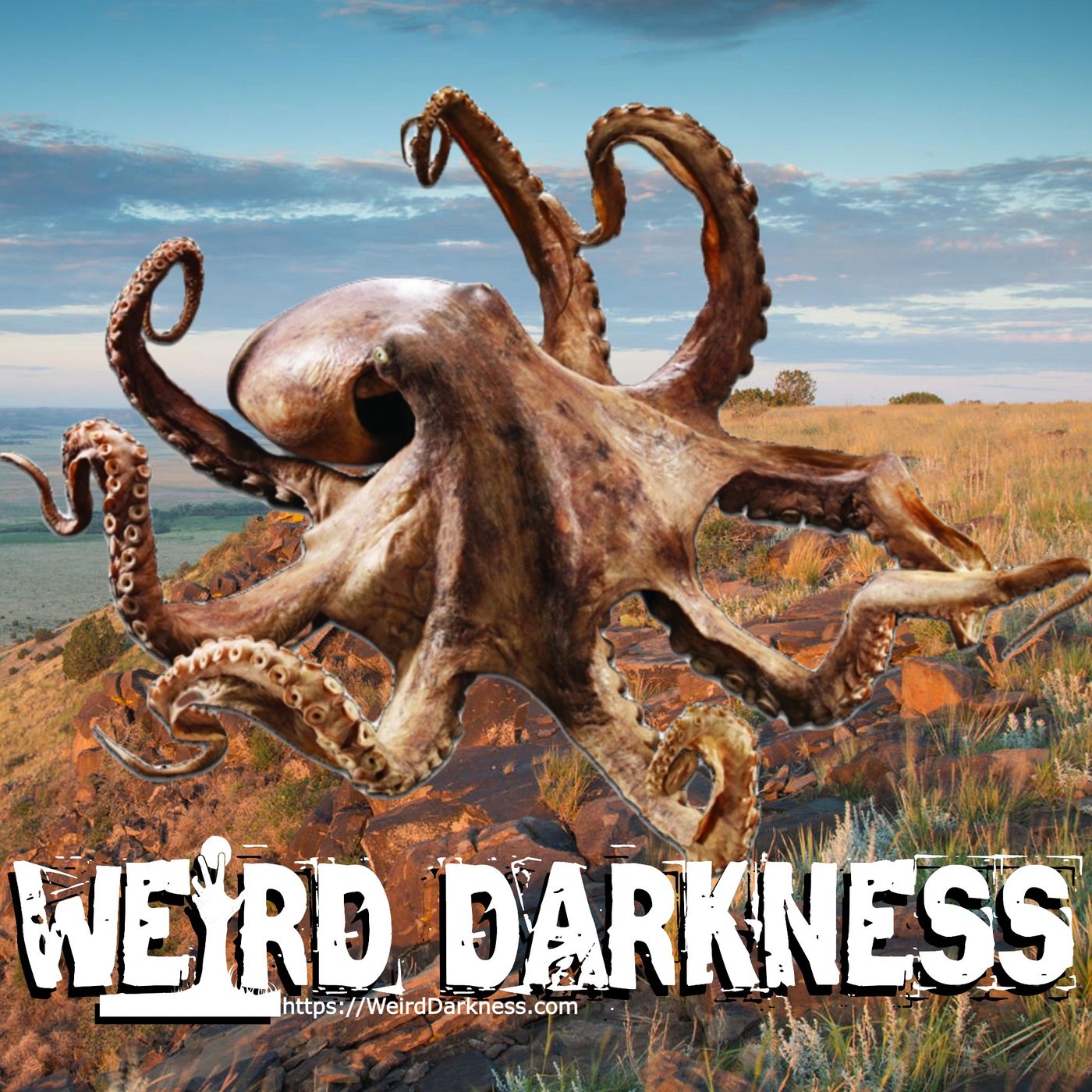 “What In Heck Is THE OKLAHOMA OCTOPUS?” | 4 Creepy True Stories! #WeirdDarkness - podcast episode cover