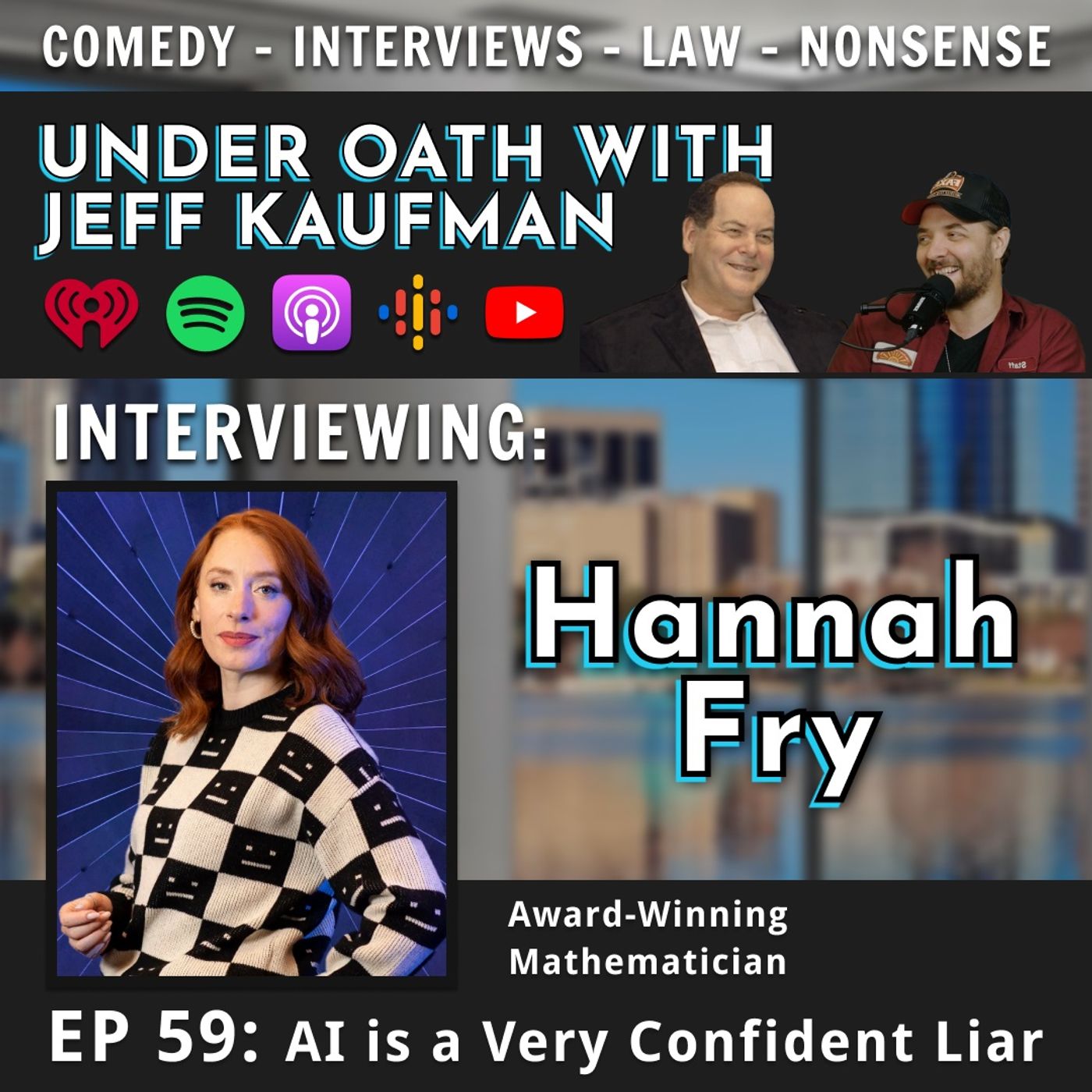 Ep 59. AI is a Very Confident Liar w/ Hannah Fry