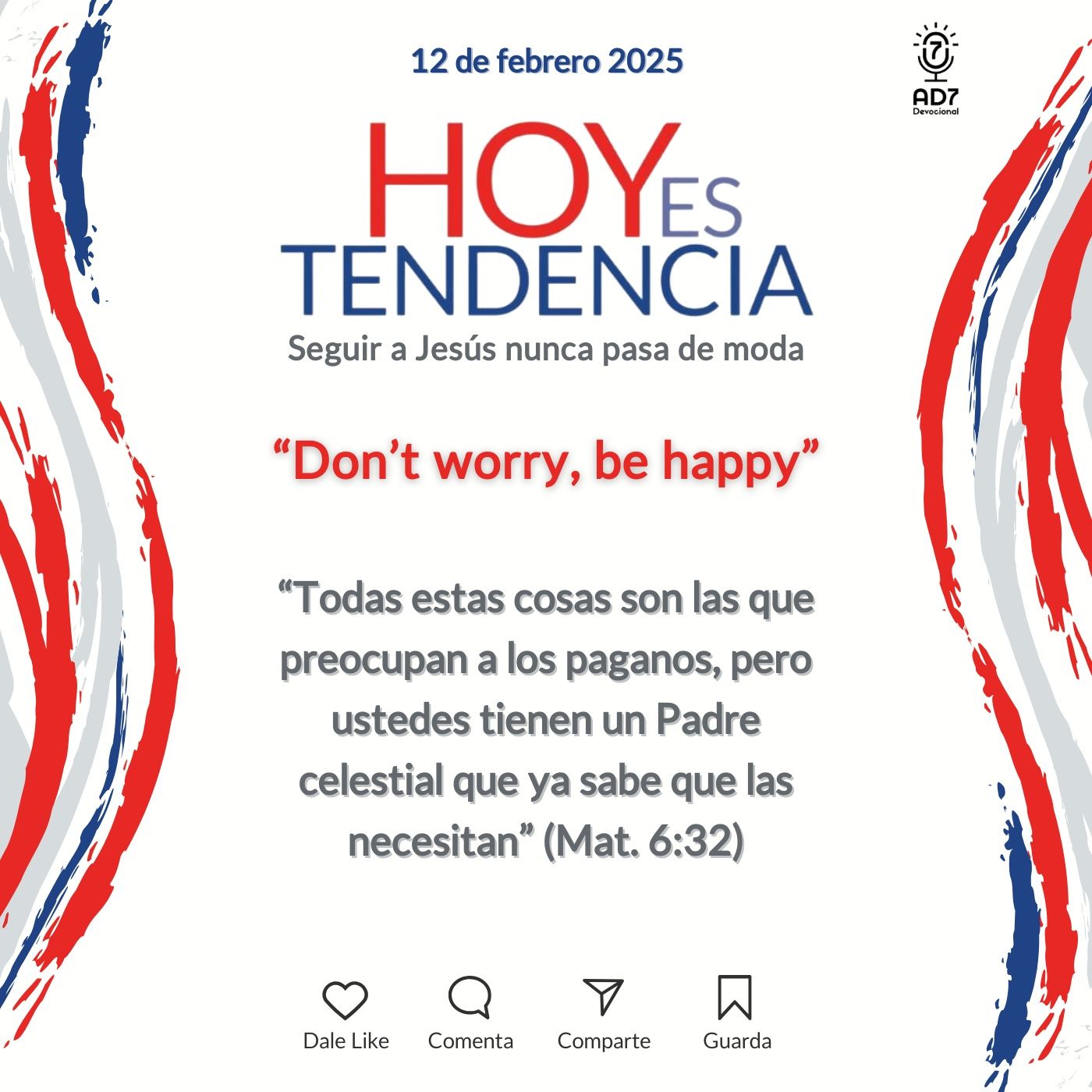 “Don’t worry, be happy” ~ Devocional de Jóvenes ~ 12 de febrero 2025 episode artwork