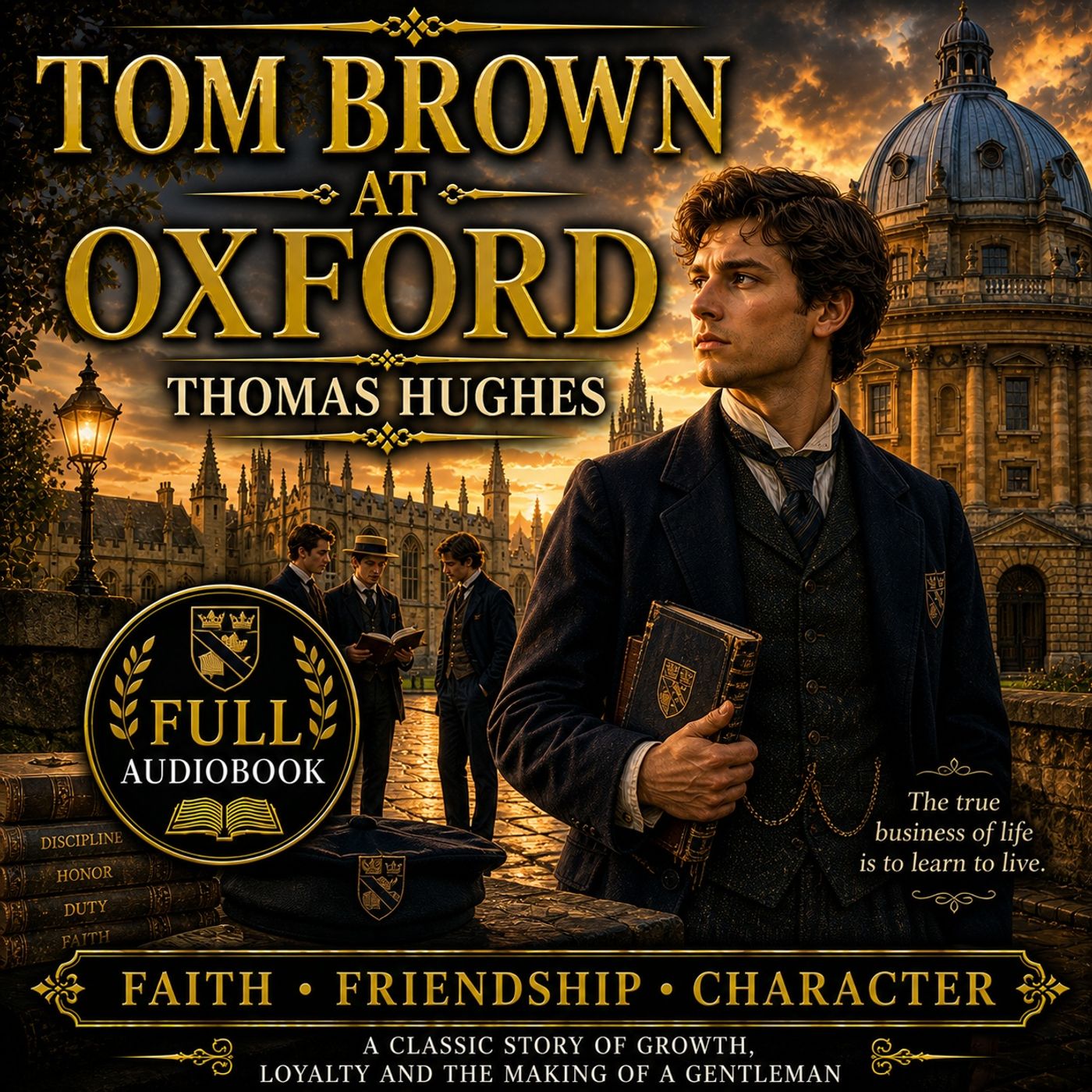 Tom Brown at Oxford by Thomas Hughes | Full Audiobook 📖 Faith, Friendship & the Moral Trials of Student Life Part 1