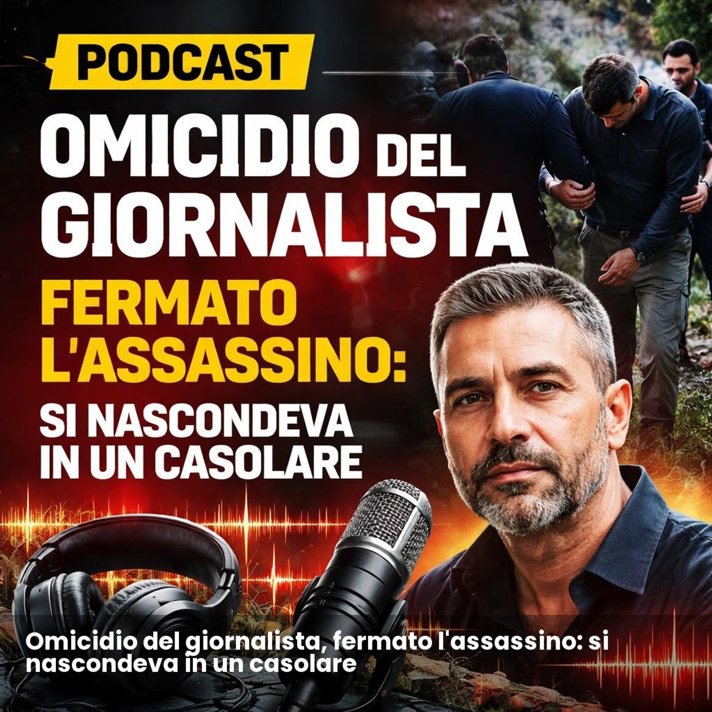 Omicidio del giornalista, fermato l'assassino: si nascondeva in un casolare episode artwork