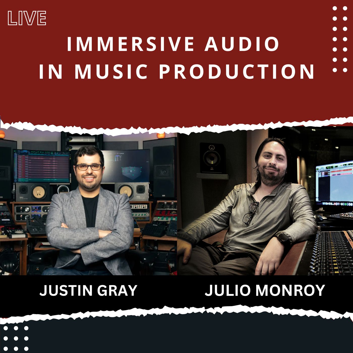 Immersive Audio in Music Production - We Talked with Justin Gray episode artwork