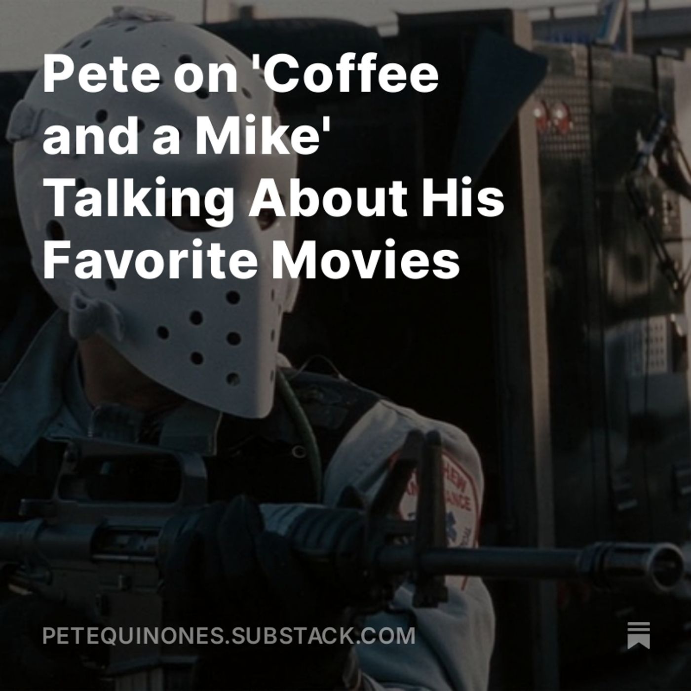 Pete on 'Coffee and a Mike' Talking About His Favorite Movies