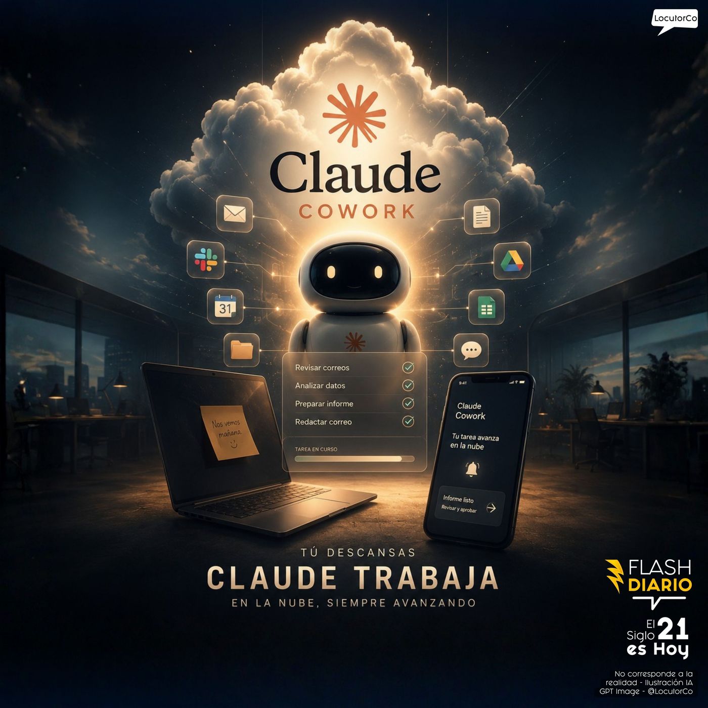 Claude ya trabaja solo episode artwork