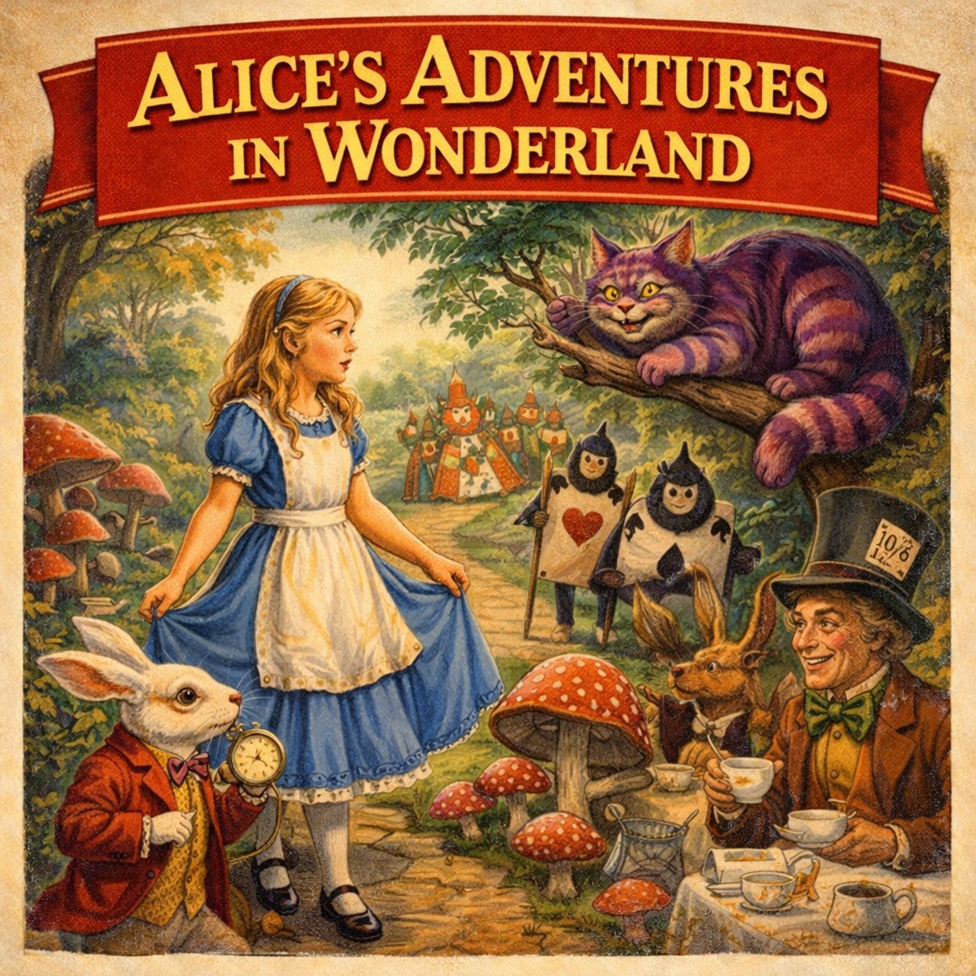 Alice's Adventures in Wonderland - Lewis Carroll - Full Audiobook
