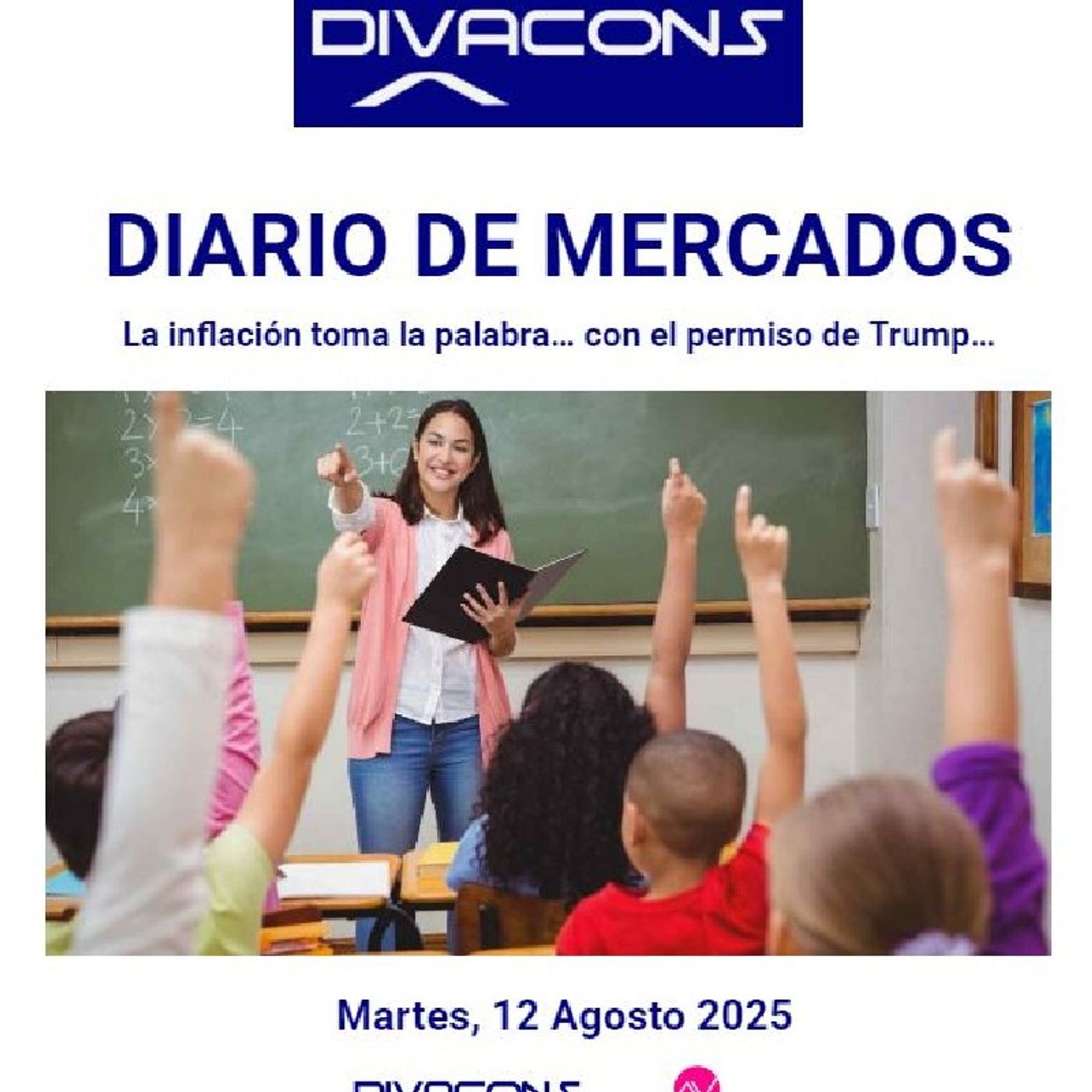PODCAST en abierto DIARIO DE MERCADOS Martes 12 Agosto 2025 episode artwork