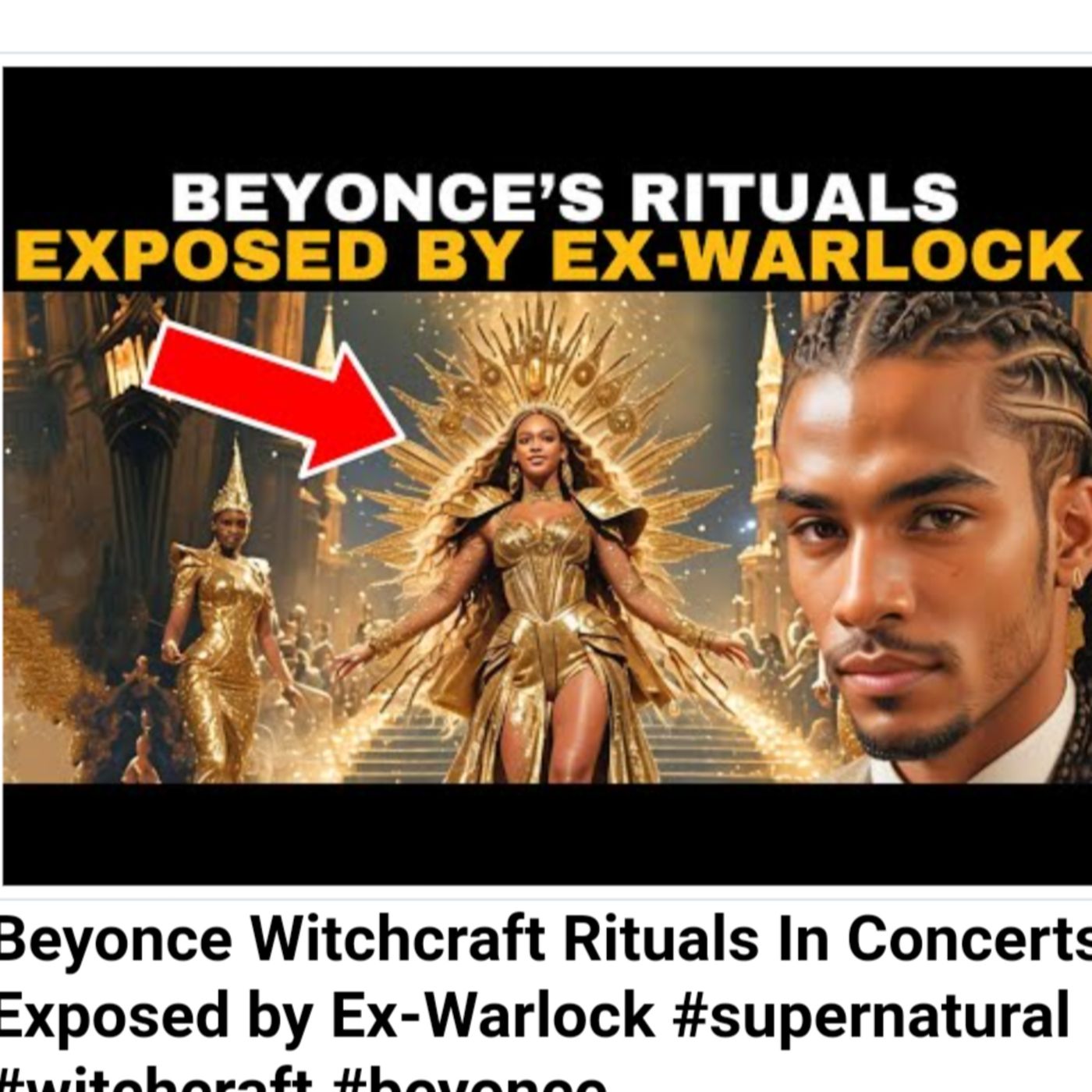 Part 1 Beyonce Witchcraft Rituals In Concerts Exposed by Ex-Warlock #supernatural #witchcraft #beyonce episode artwork