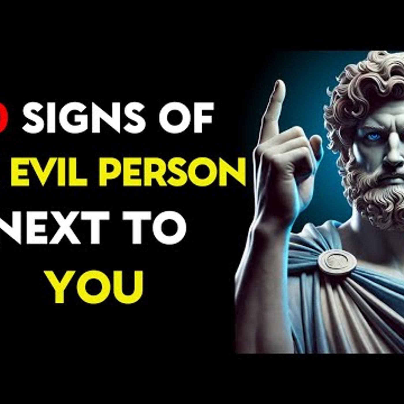 WARNING_ 10 EVIDENT Signs that There is an EVIL Person Next to You _ Stoic Philosophy episode artwork