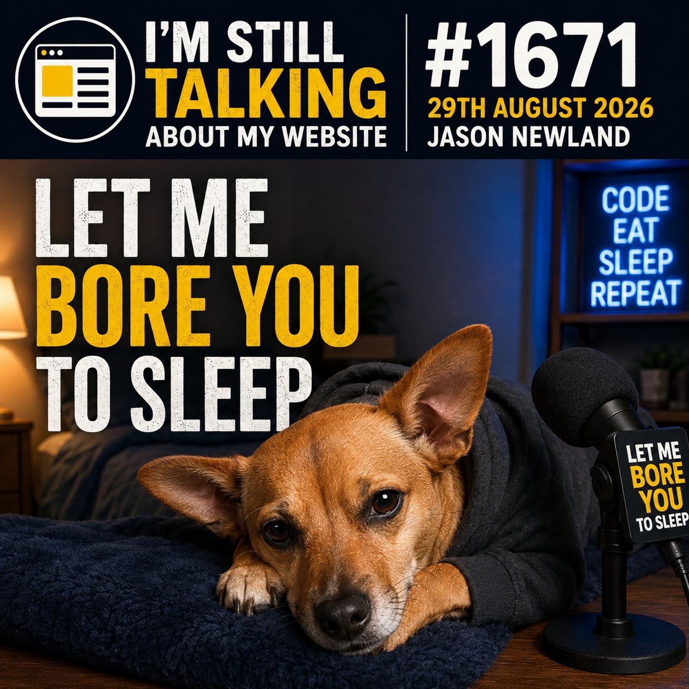 (Overnight Music) I’m still Talking About My Website | #1671 Let Me Bore You To Sleep | 29th August 2026 | Jason Newland
