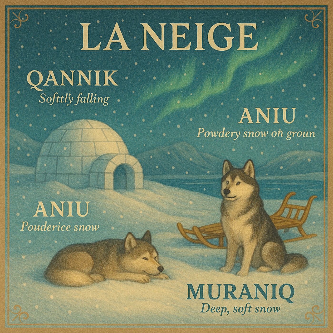 Tu penses que les Inuits ont 50 mots pour dire « neige » ?