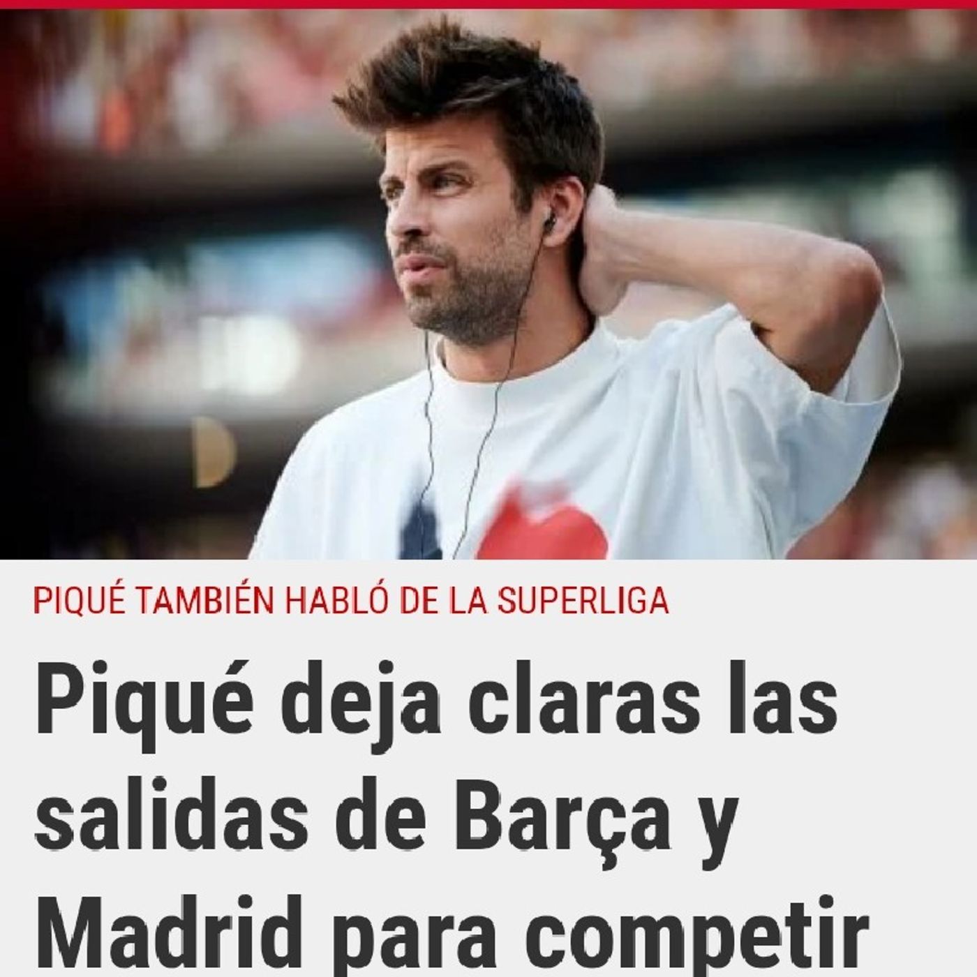 Gerard Piqué reflexiona acerca del futuro del fútbol español episode artwork