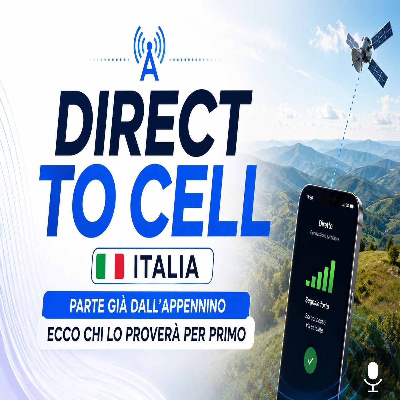 Direct to Cell Italia, il telefono si collega al satellite episode artwork