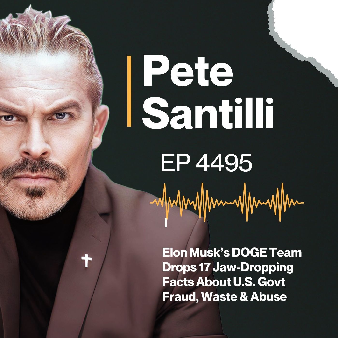Elon Musk’s DOGE Team Drops 17 Jaw-Dropping Facts About U.S. Govt Fraud, Waste & Abuse [EP 4495-8AM-HR 1] episode artwork