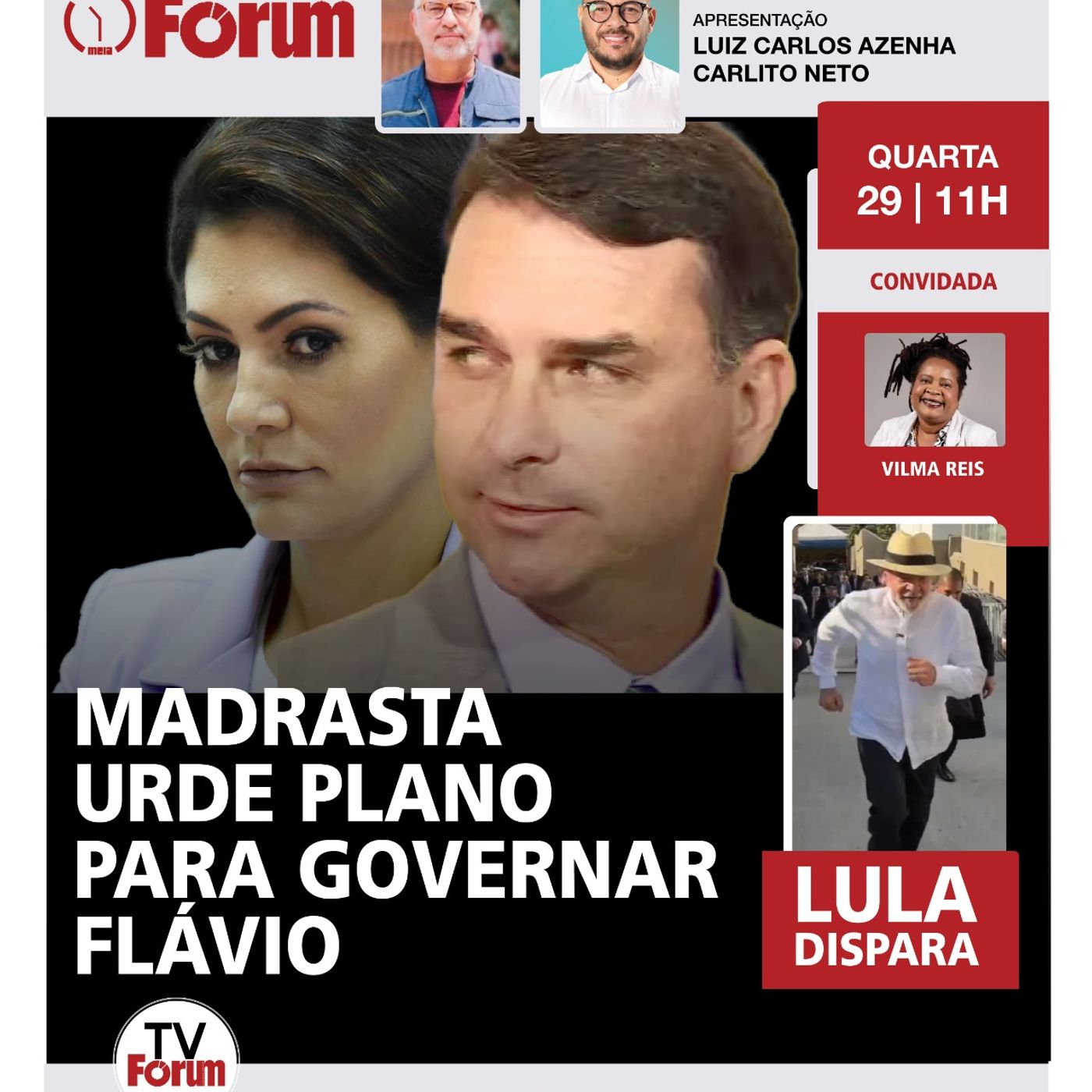 Michelle quer emplacar vice do enteado, enquanto Lula abre 18 pontos entre independentes | 29.07.26 episode artwork