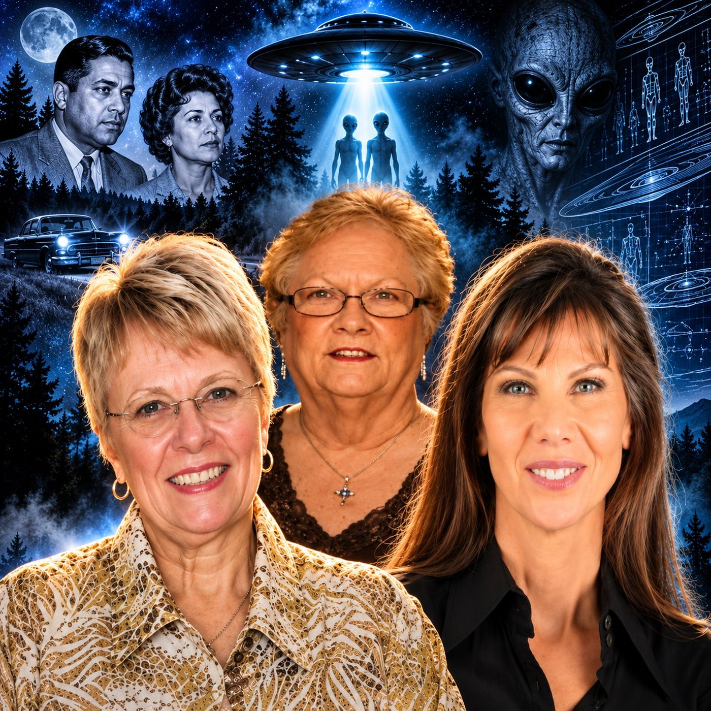 Ep. #224: Betty & Barney Hill Case and Science of ET Contact w/ Kathleen Marden, Denise Stoner & Caroline Cory