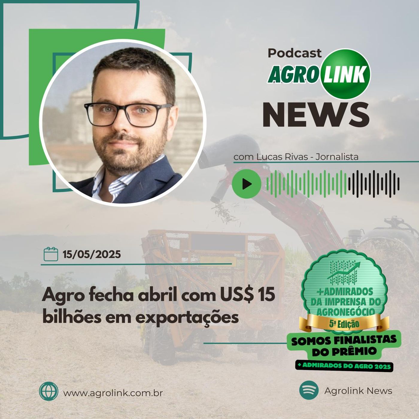 SP: agro fecha abril com superávit de US$ 6,7 bilhões episode artwork