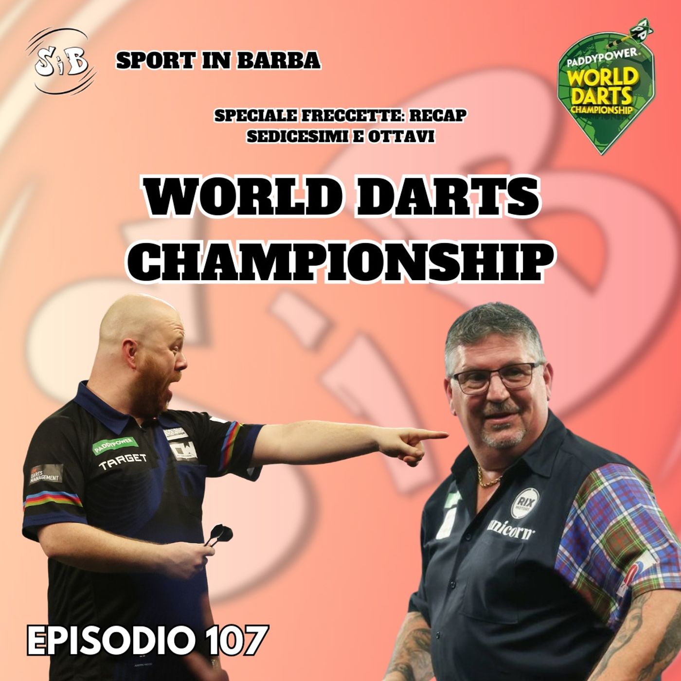 Episodio 107 - Speciale Darts: Recap sedicesimi e ottavi di finale del mondiale