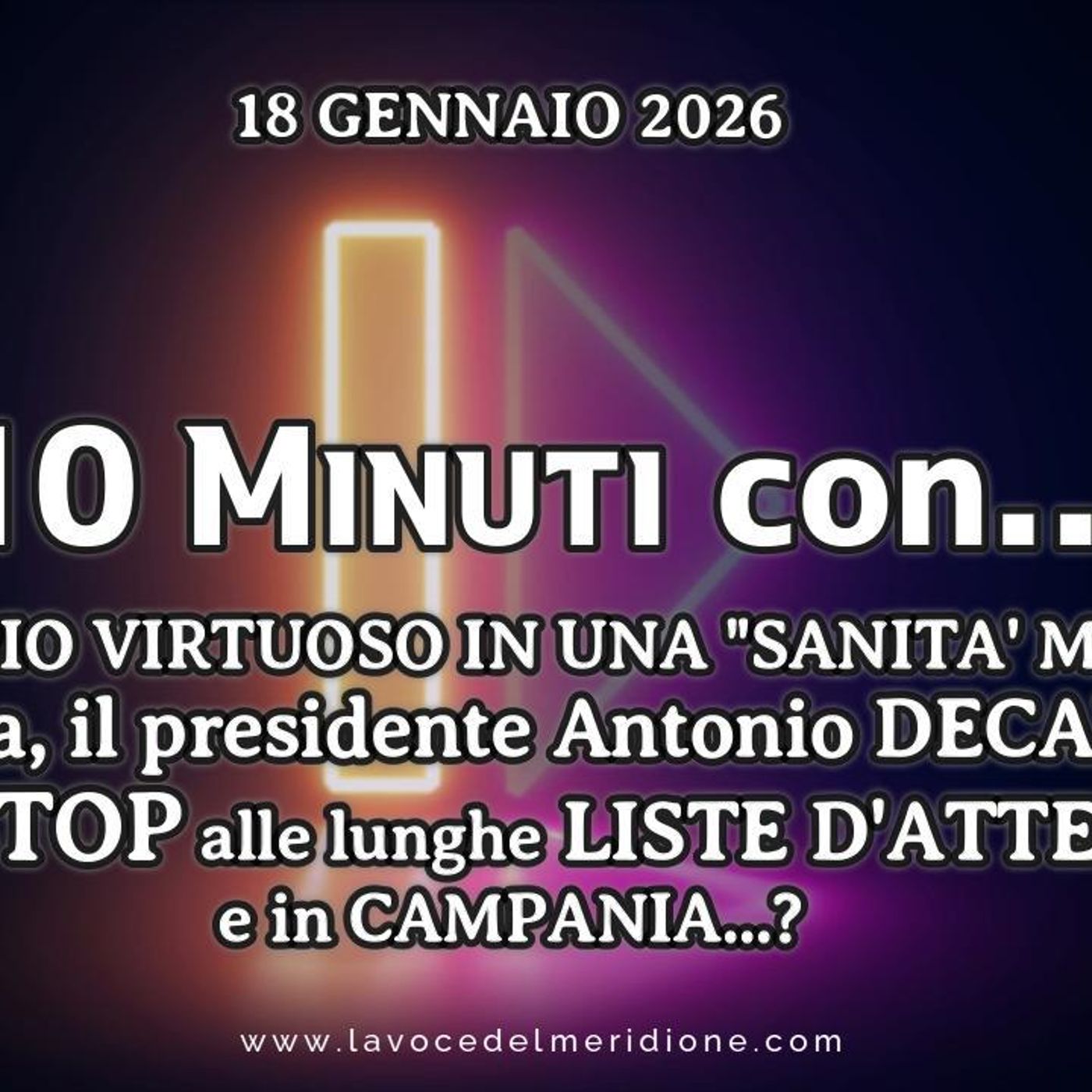 10 minuti con ... del 18012026 episode artwork