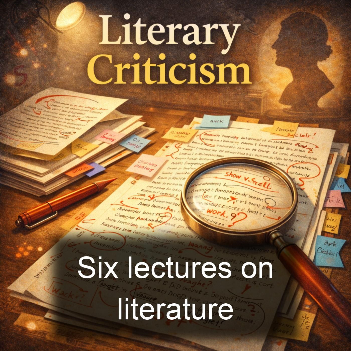 Six lectures on literature podcast artwork