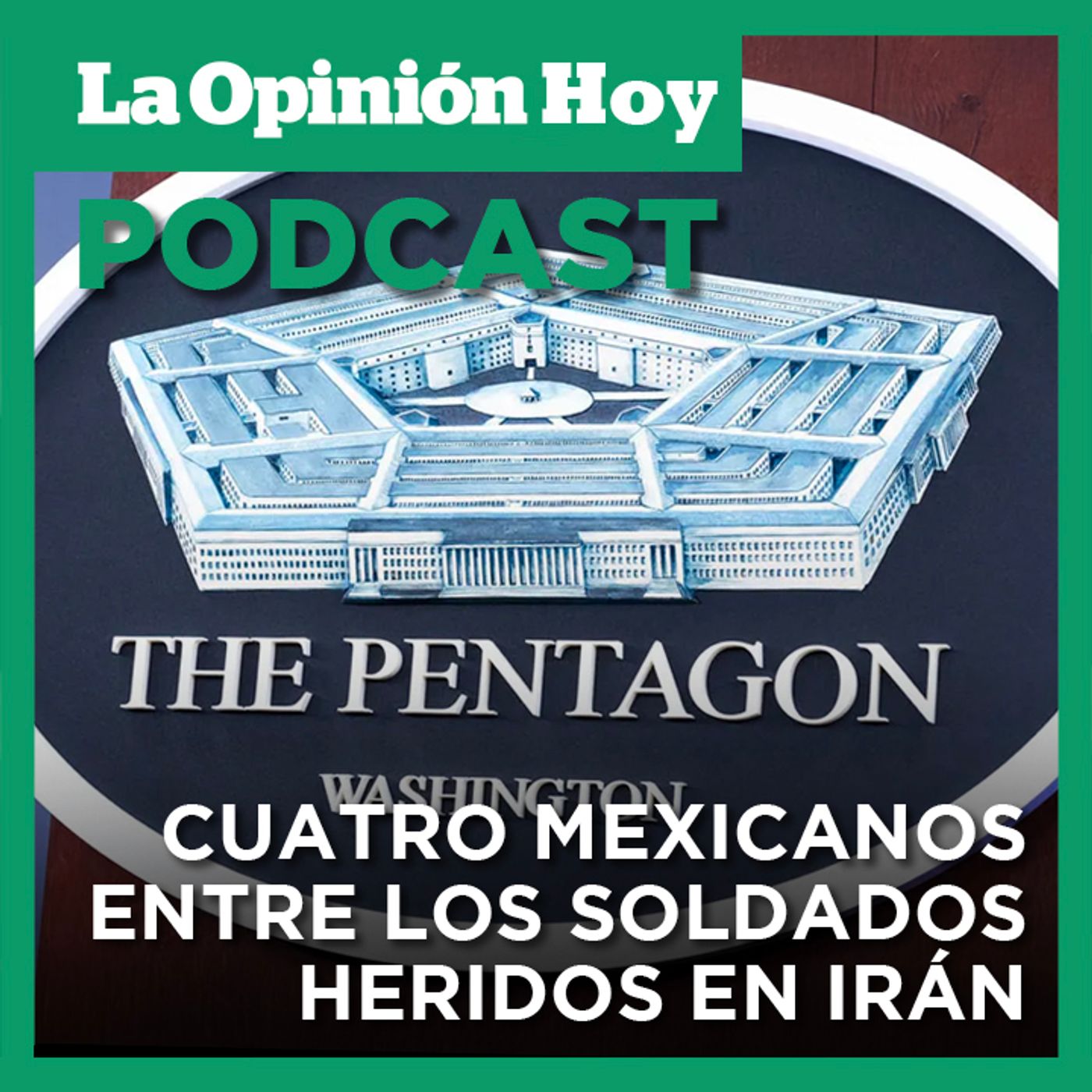 El Pentágono identifica a mexicanos entre los soldados del ejército estadounidense heridos en Irán.