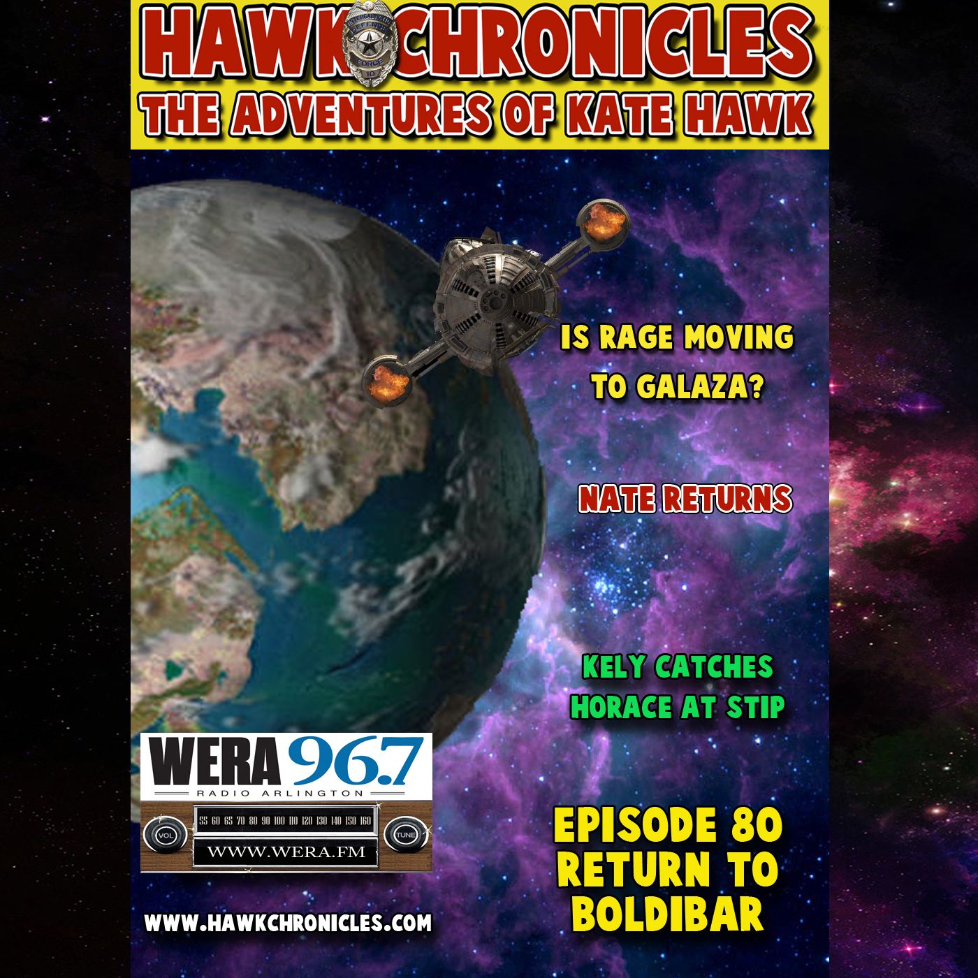 Episode 80 Hawk Chronicles "Return To Boldibar" episode artwork