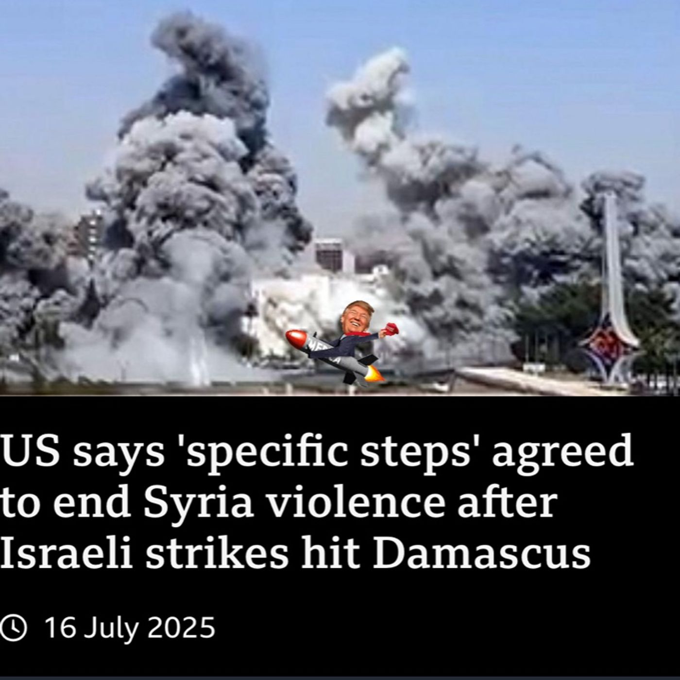 Damascus STRUCK BY ISRAEL!!!(HEAP OF RUINS!?)