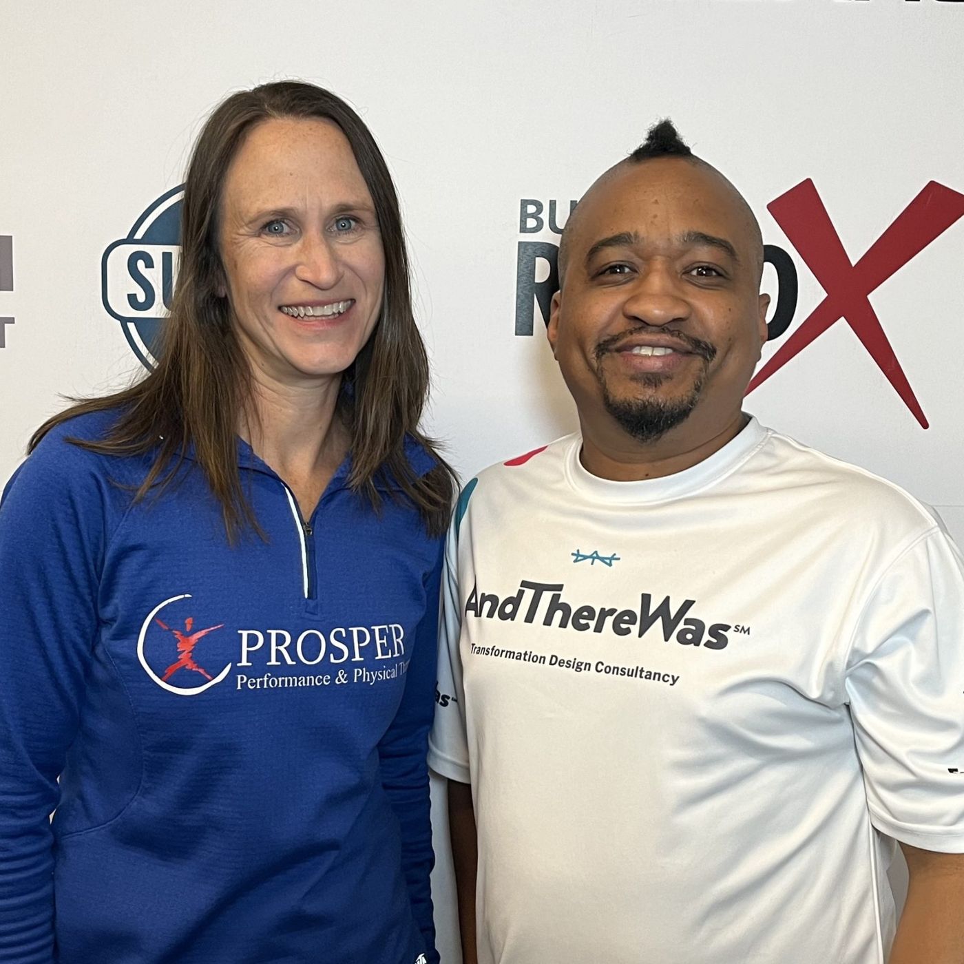 Cleo Henderson with AndThereWas and Kristen Spencer with Prosper Performance and Physical Therapy episode artwork