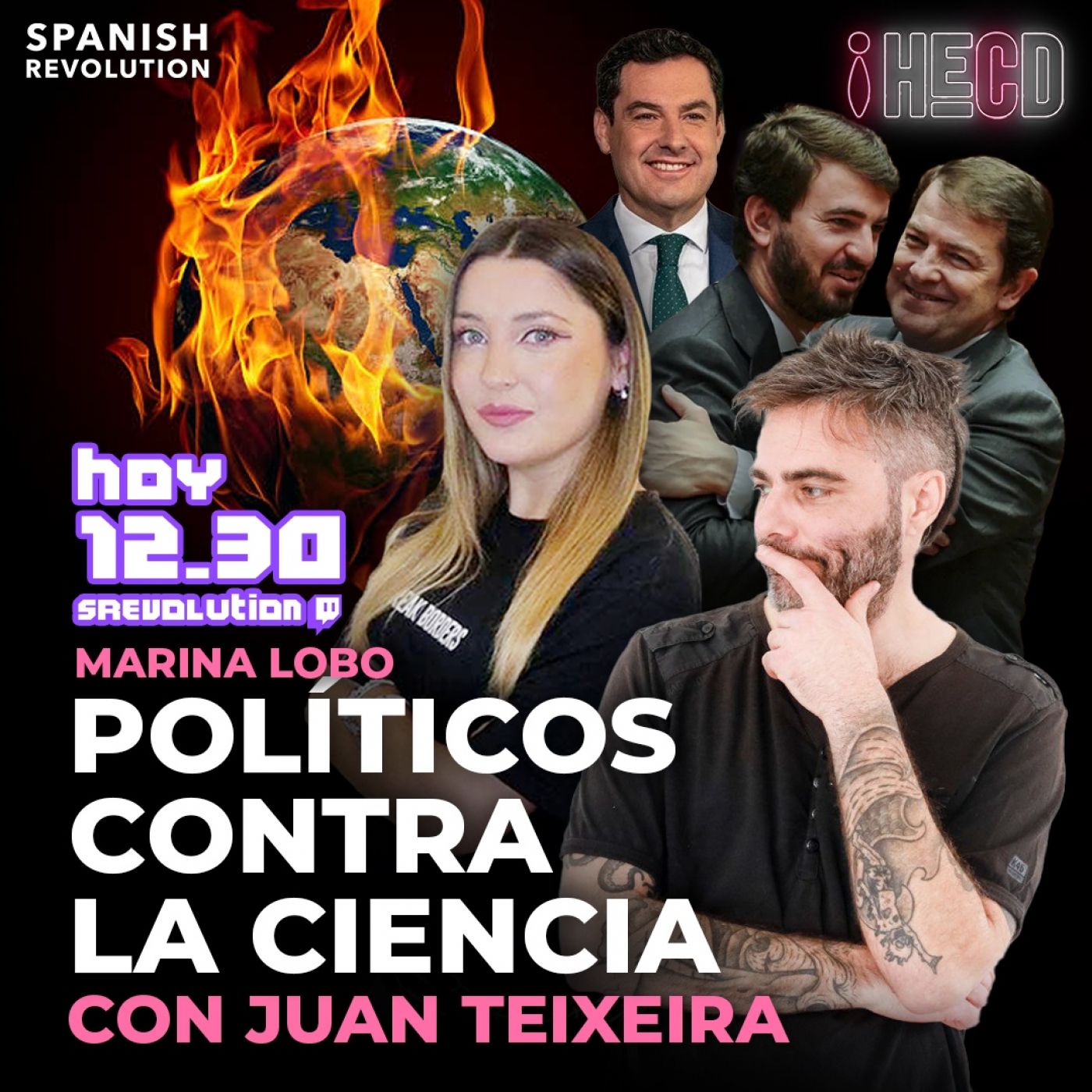 HECD! 275 - Pasteles de pañales +Políticos Negacionistas con Juan Teixeira+Podemos+Cuca Gamarrra +Macarela Olona+Tiktok